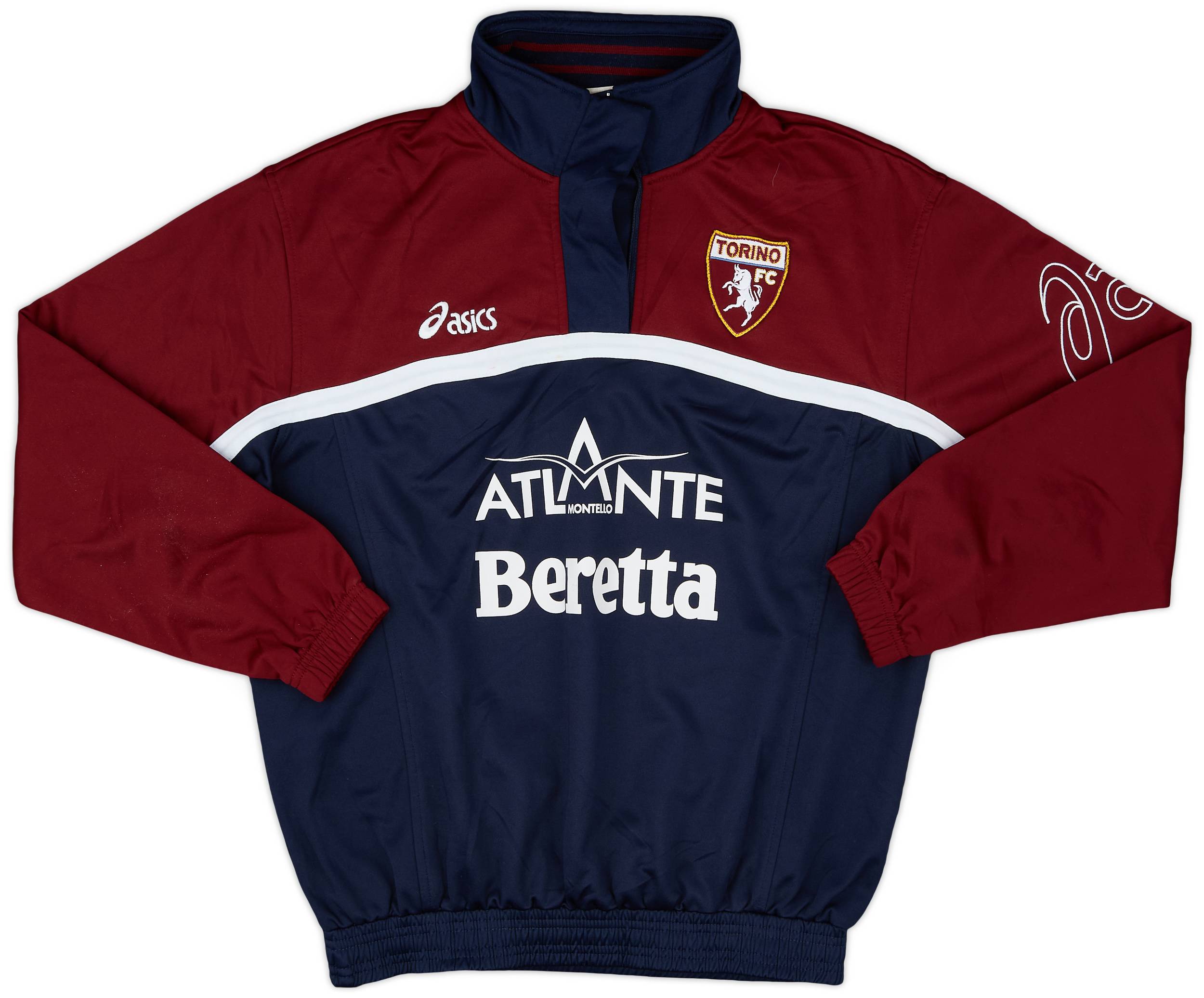 2005-06 Torino Asics 1/4 Zip Drill Top - 5/10 - (XL.Boys)