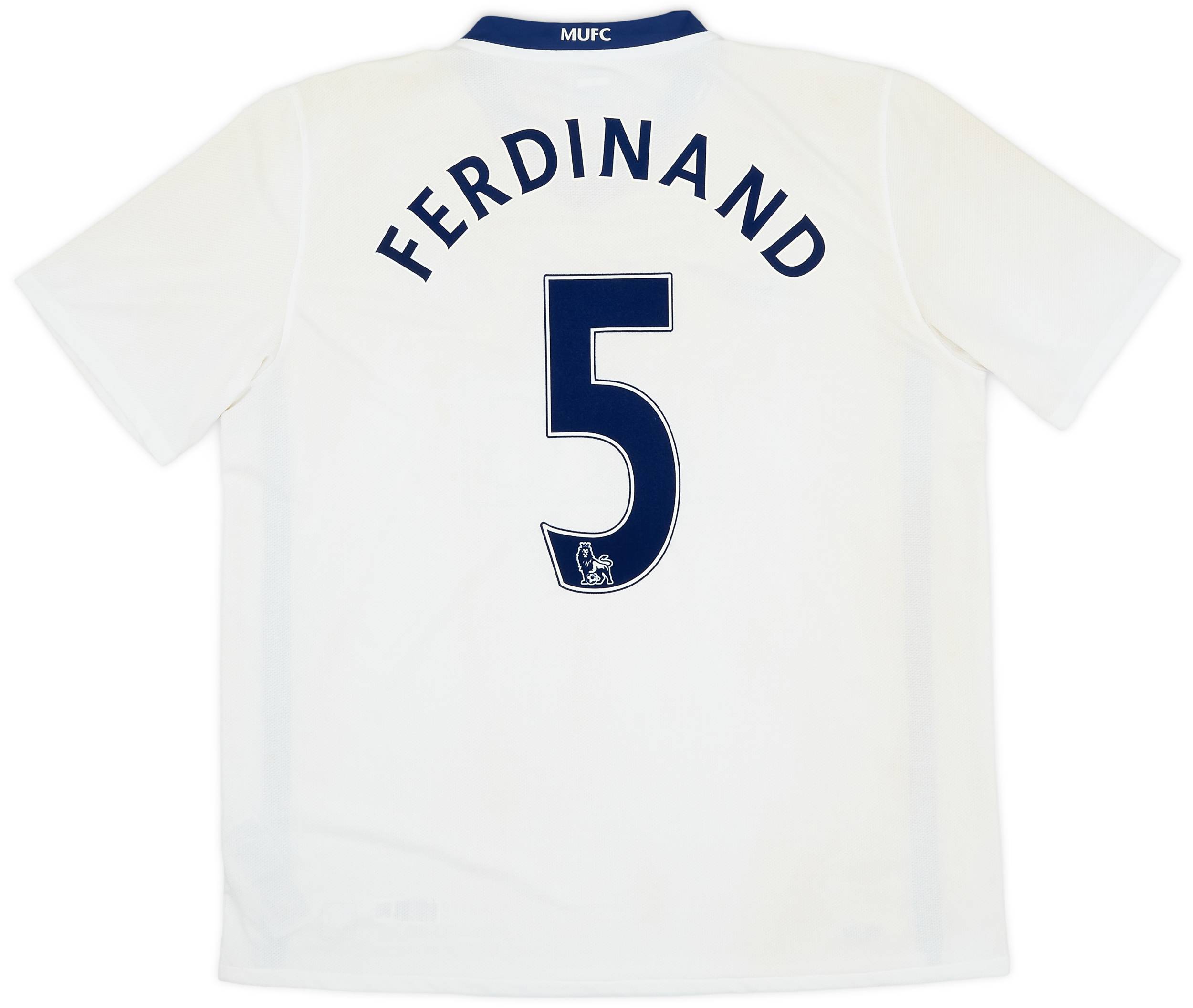 2008-10 Manchester United Away Shirt Ferdinand #5 - 5/10 - (XL)