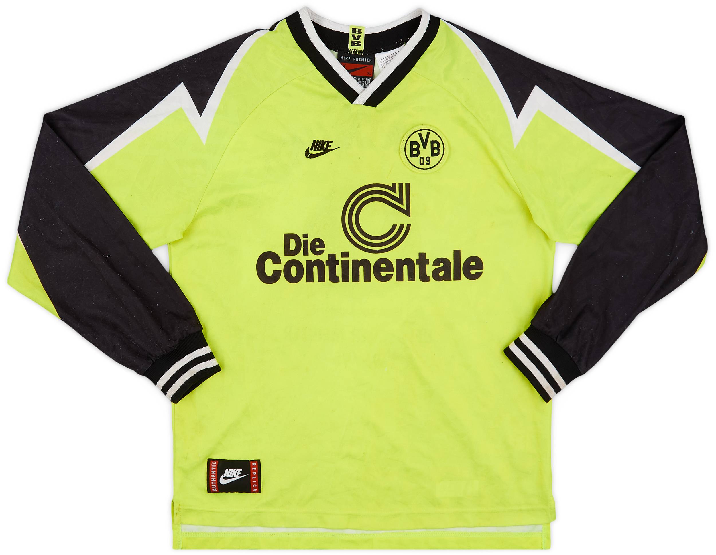 1995-96 Borussia Dortmund 'Deutscher Meister' Home - 6/10 - (XL.Boys)