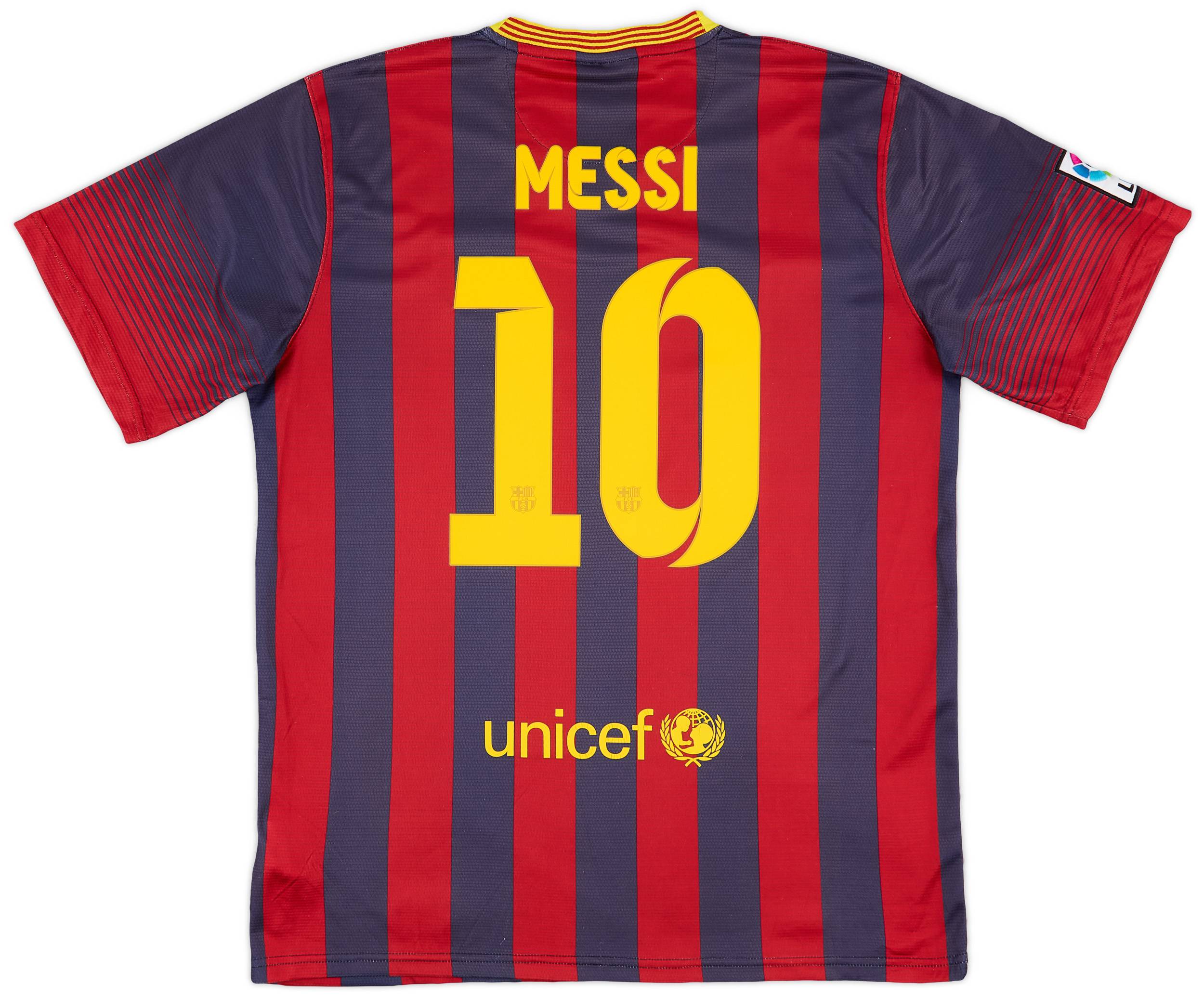 2013 14 Barcelona Home Shirt Messi 10 7 10 XL