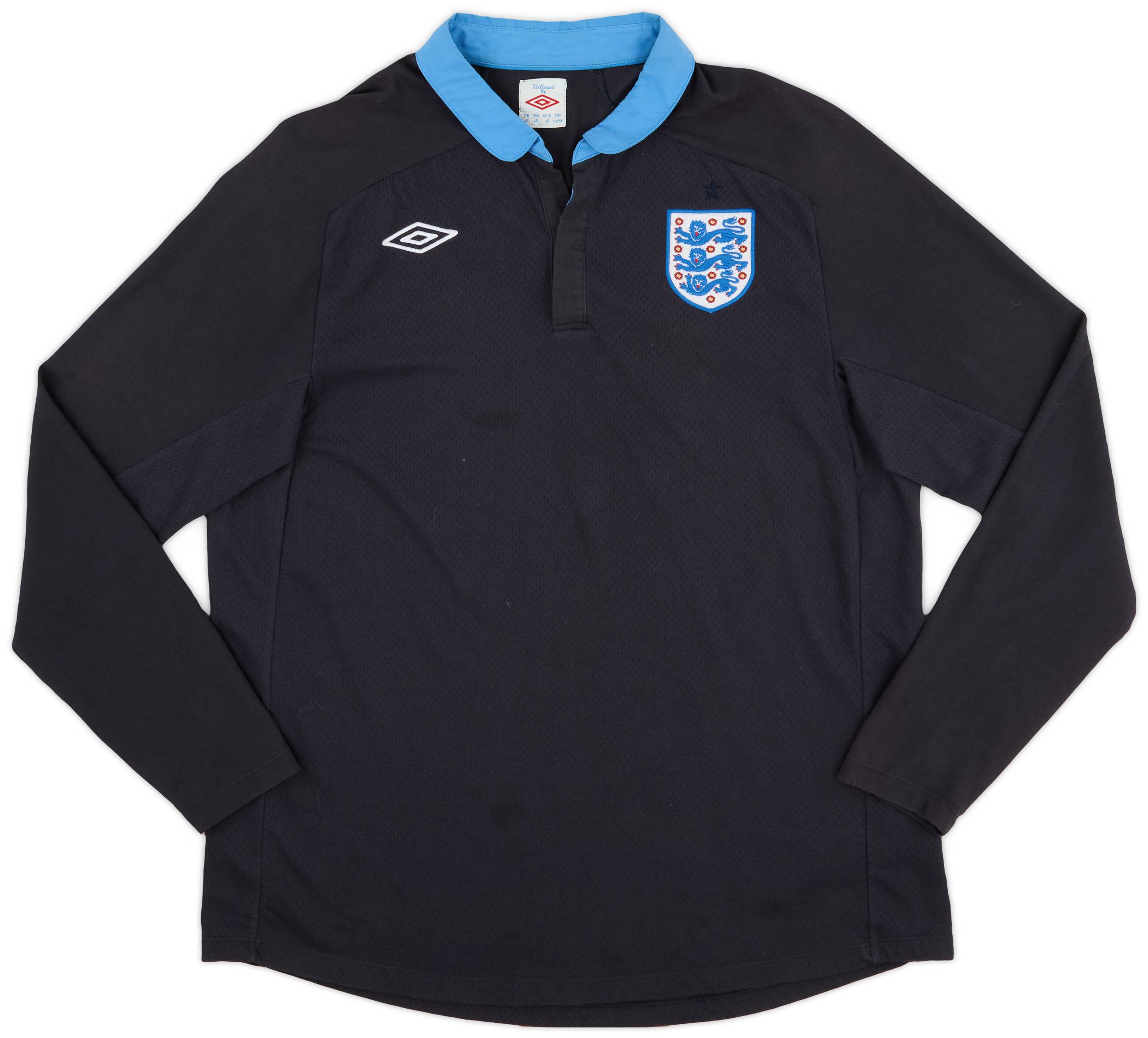 2011-12 England Away L/S Shirt - 7/10 - (XL)