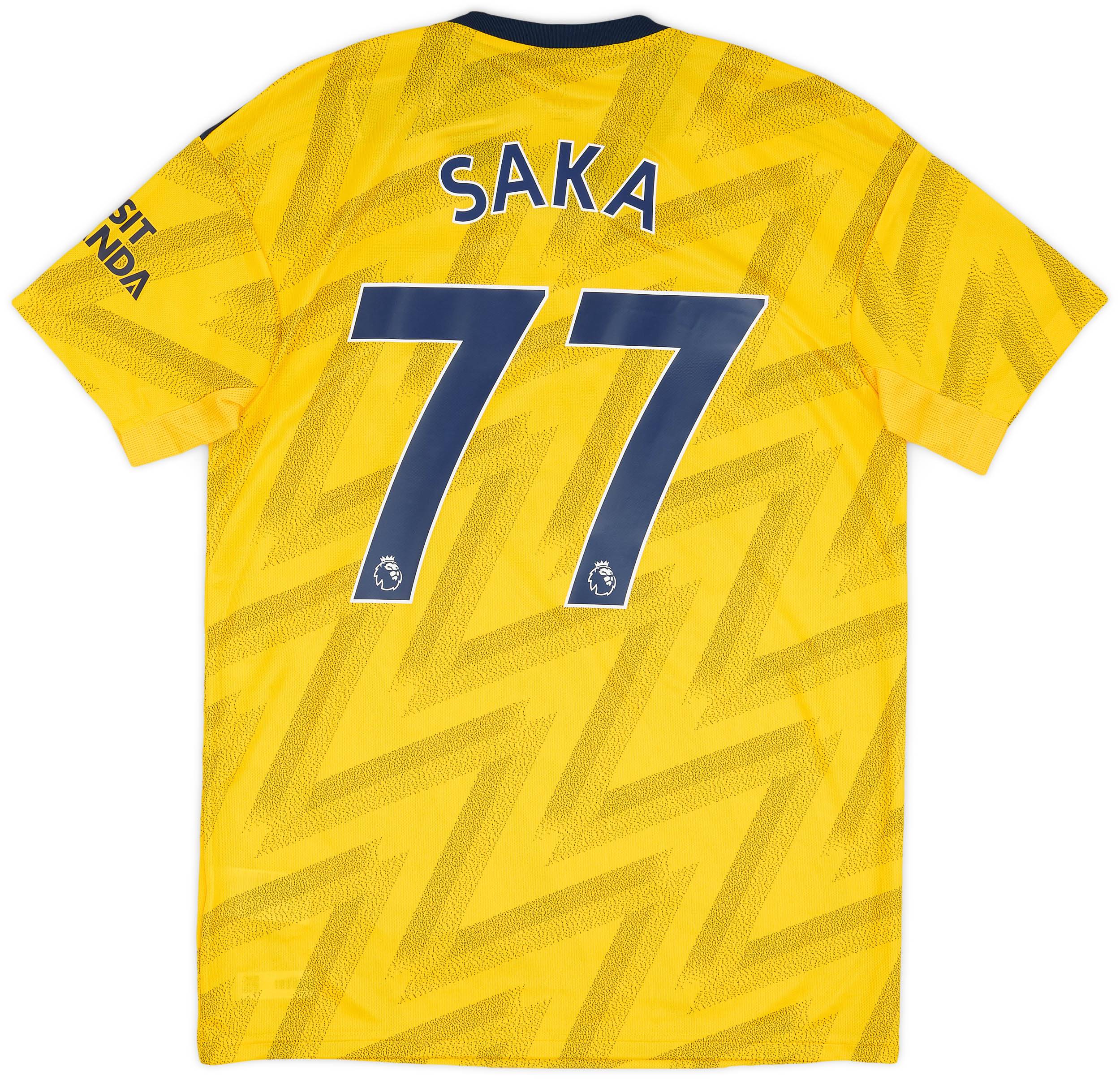 2019-20 Arsenal Away Shirt Saka #77 (M)