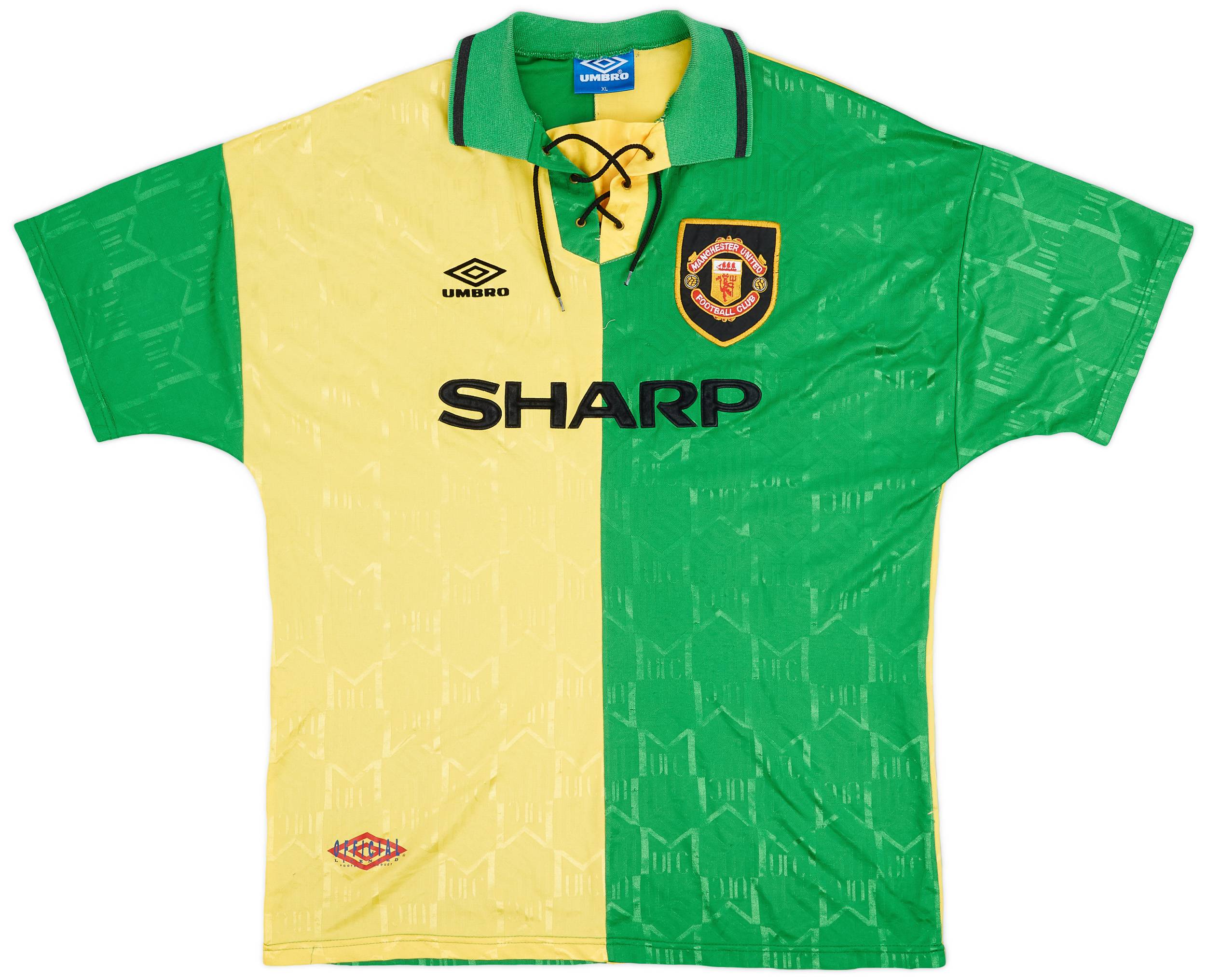 1992-94 Manchester United Third Shirt #11 - 8/10 - (XL)