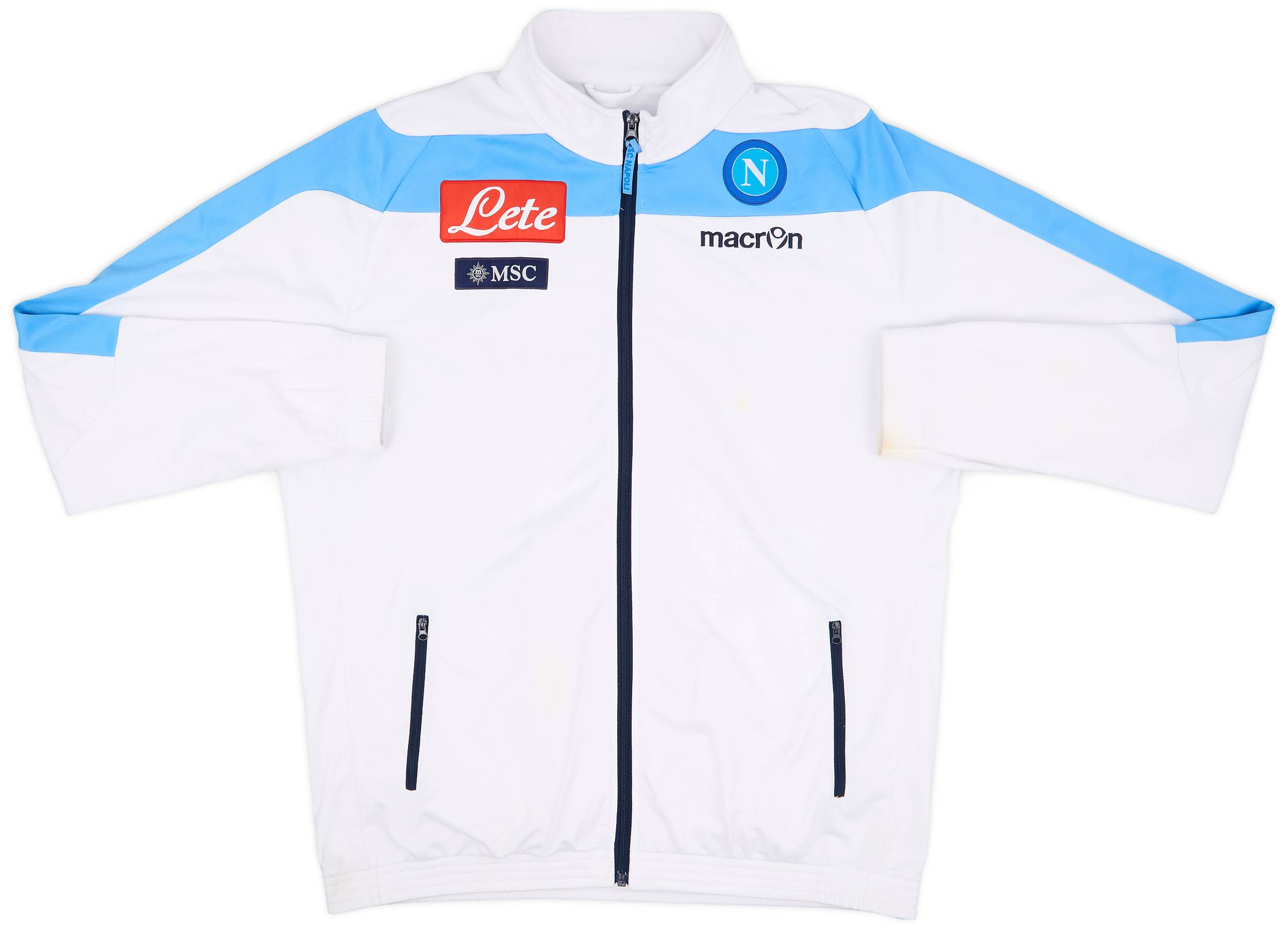 2014-15 Napoli Macron Track Jacket - 7/10 - (3XL)