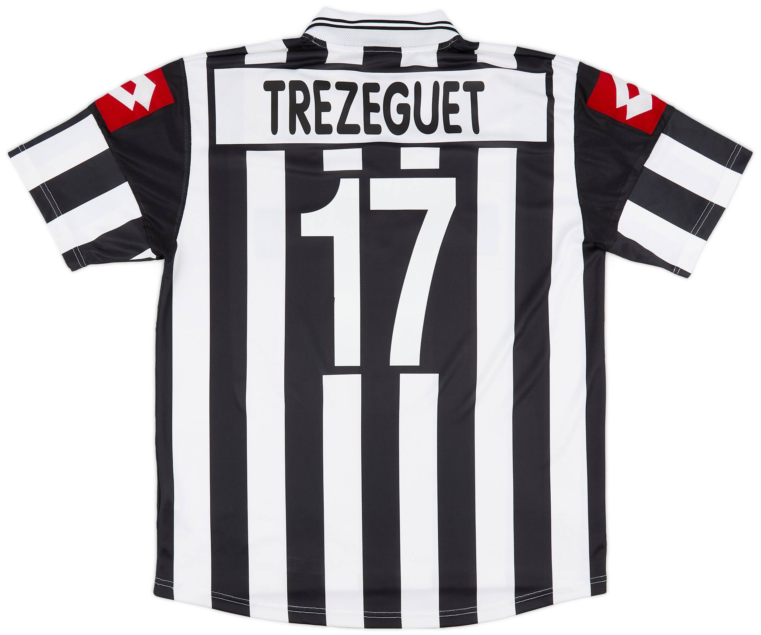 2001-02 Juventus Home Shirt Trezeguet #17 - 9/10 - (XL)