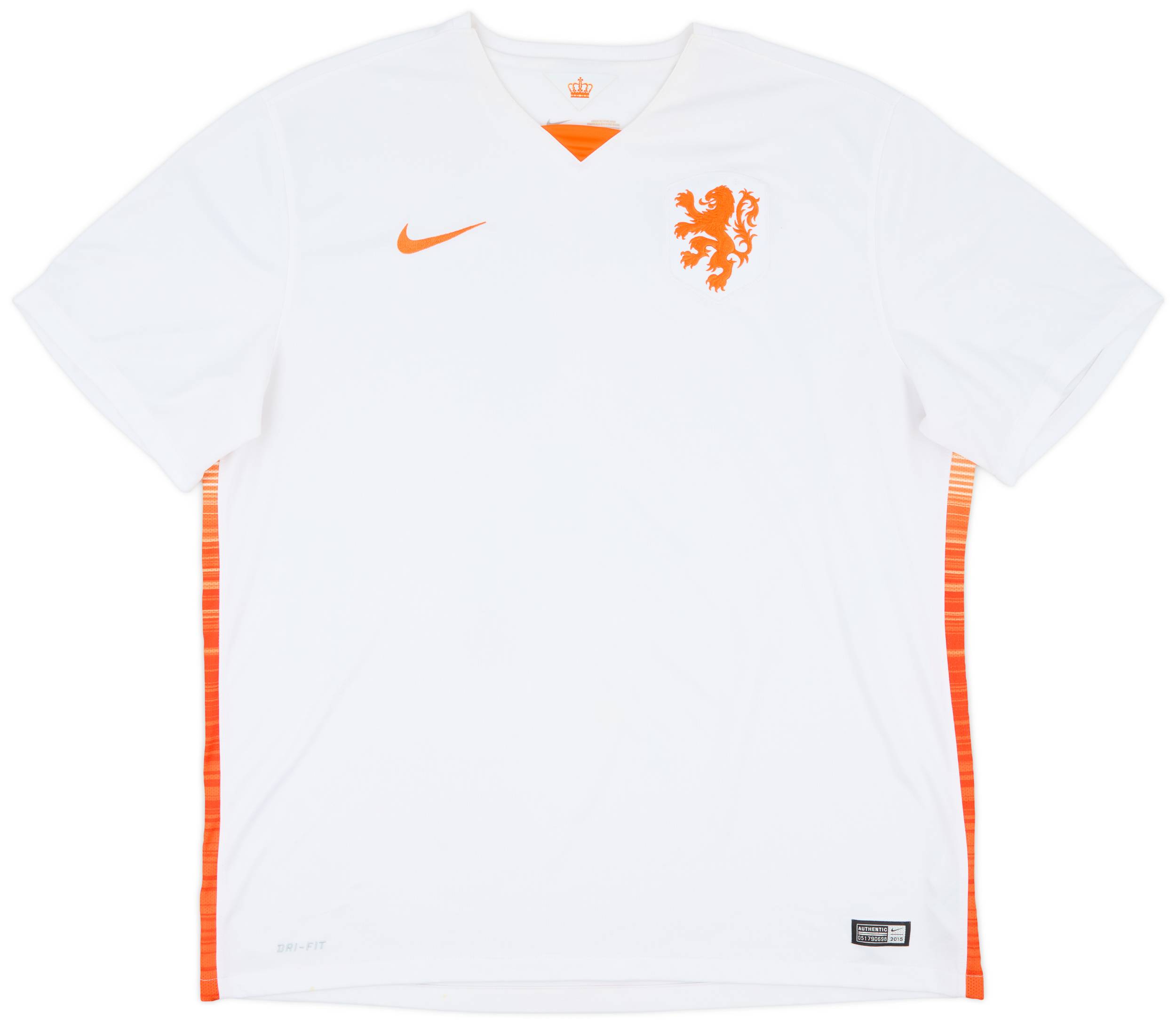 2015 Netherlands Away Shirt - 9/10 - (XXL)