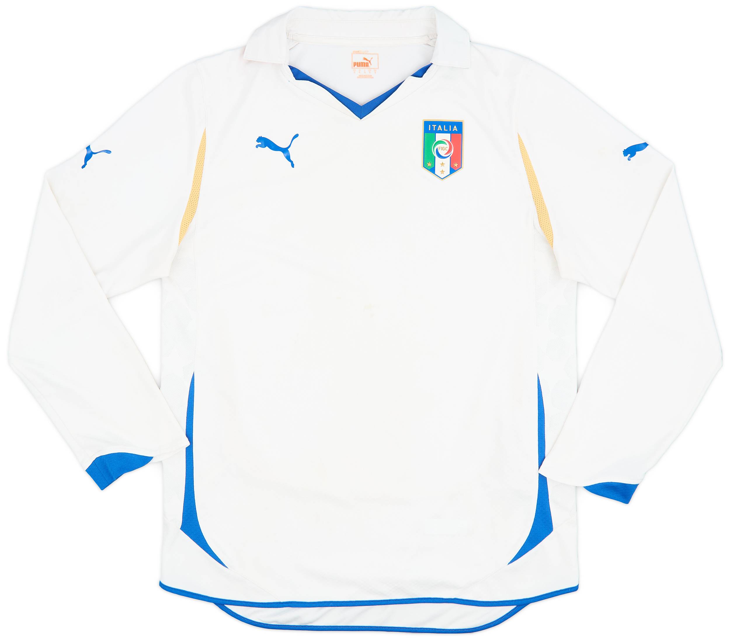 2010-12 Italy Away L/S Shirt - 8/10 - (L)