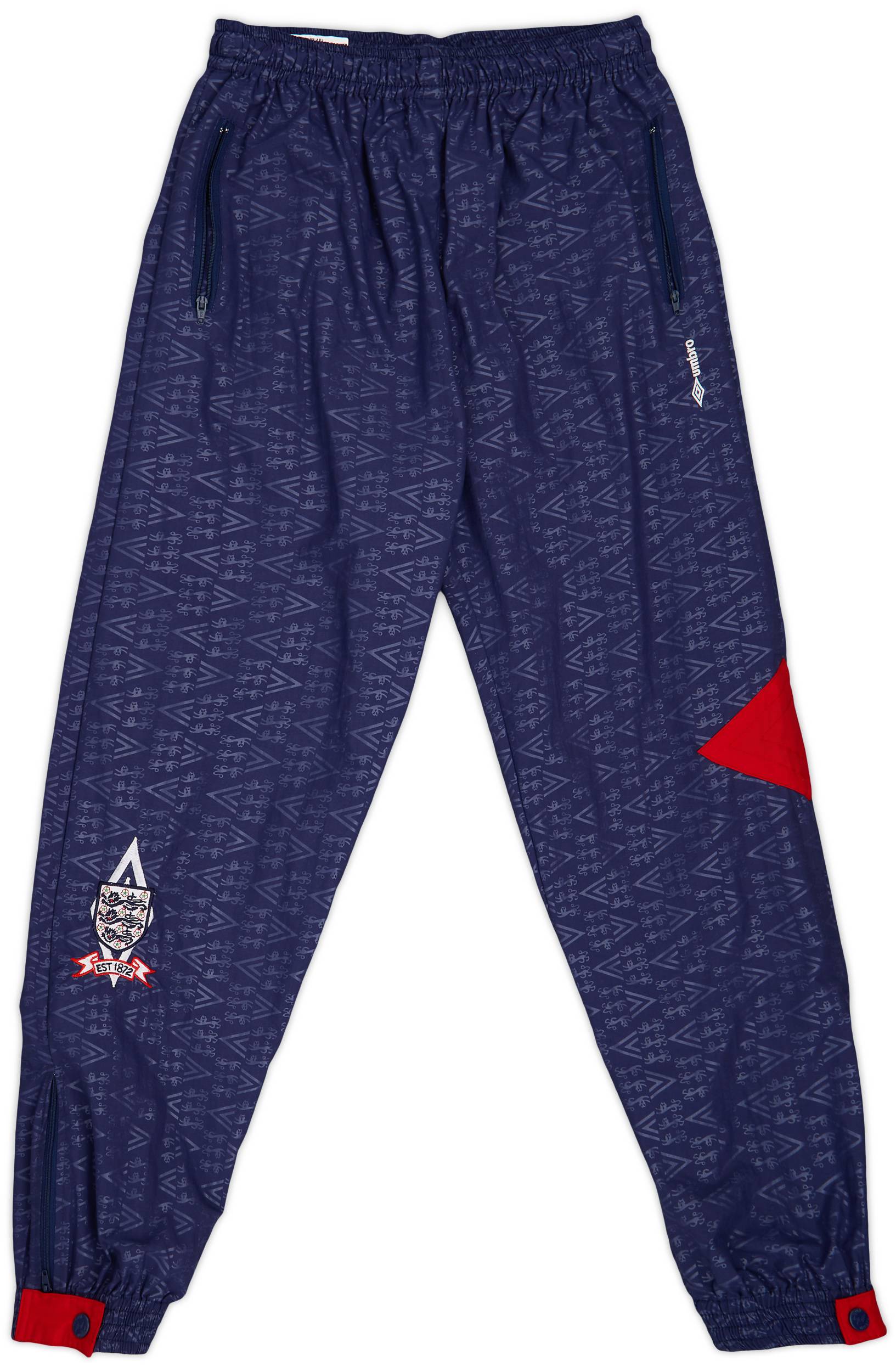 美品  Umbro England 1990-92 Tracksuit (S) - 8/10 - Bottoms ウェア