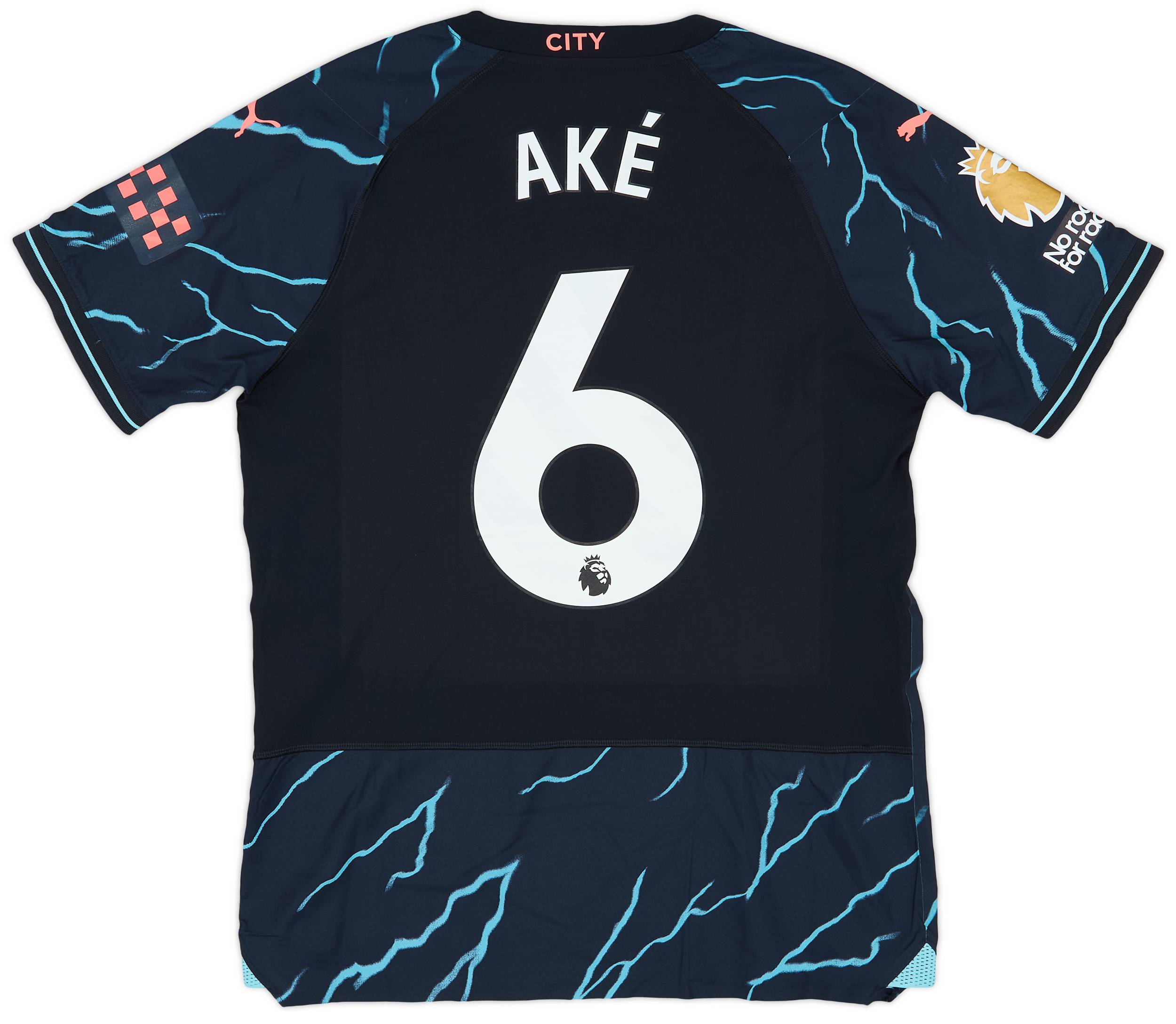 ウェア 23-24 MANCHESTER CITY #6 AKE 2023-24 Manchester City Match Issue Third Shirt Ake #6