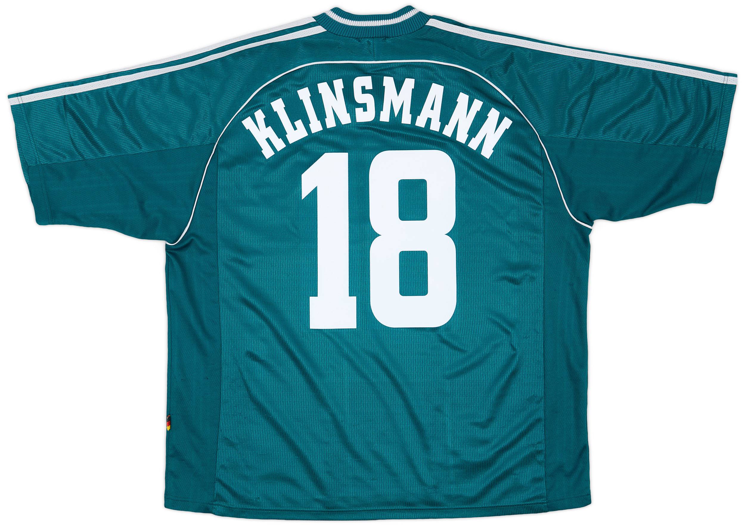 1998-00 Germany Away Shirt Klinsmann #18 - 8/10 - (XL)