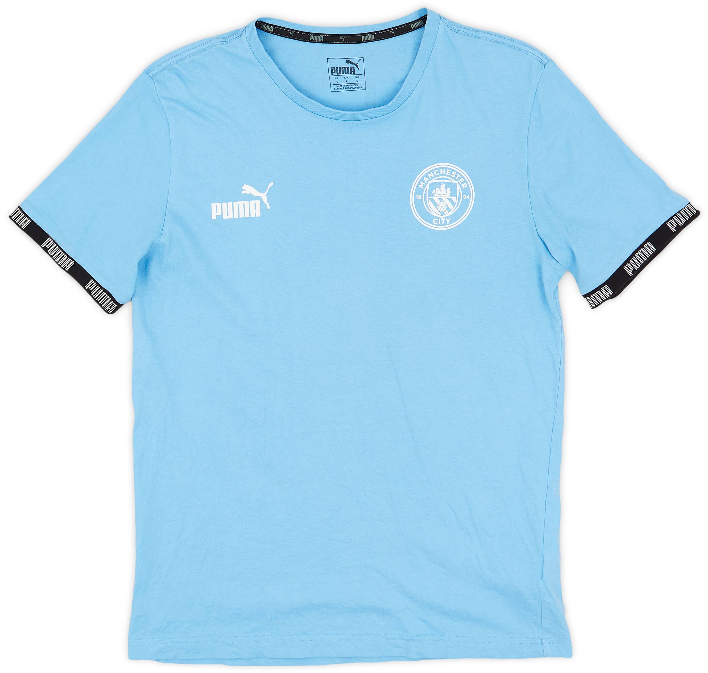 2019-20 Manchester City Puma Cotton Tee - 8/10 - (S)