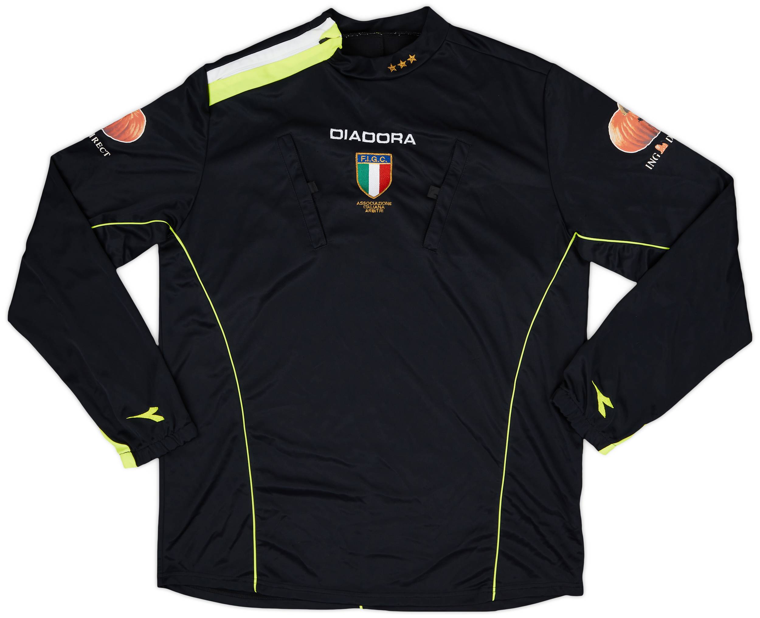 2000s Italy Diadora Referee L/S Shirt - 3/10 - (XXL)