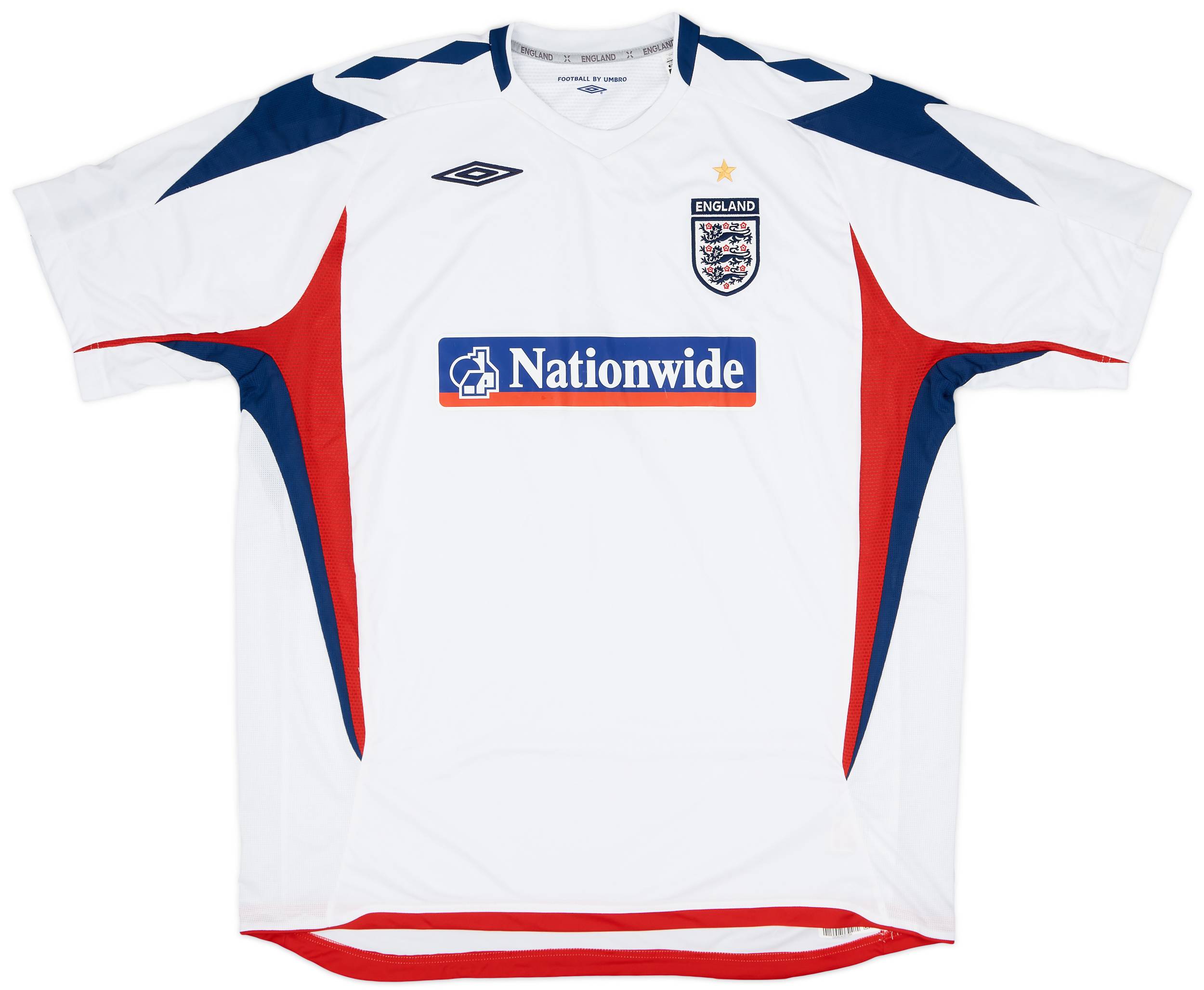 2007-08 England Umbro Training Shirt - 9/10 - (XXL)