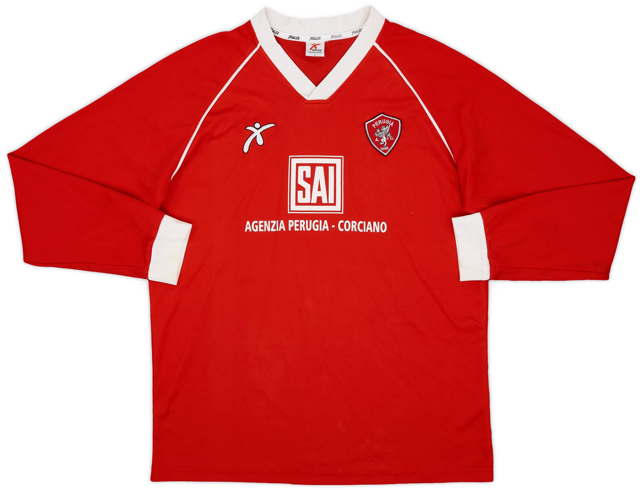 2001-02 Perugia Galex Training L/S Shirt - 7/10 - (L)