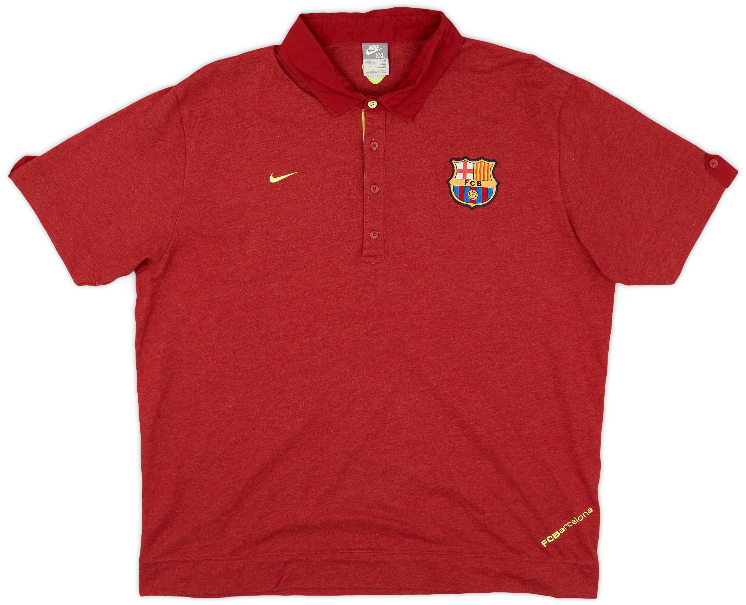 2007-08 Barcelona Nike Training Polo - 9/10 - (XXL)