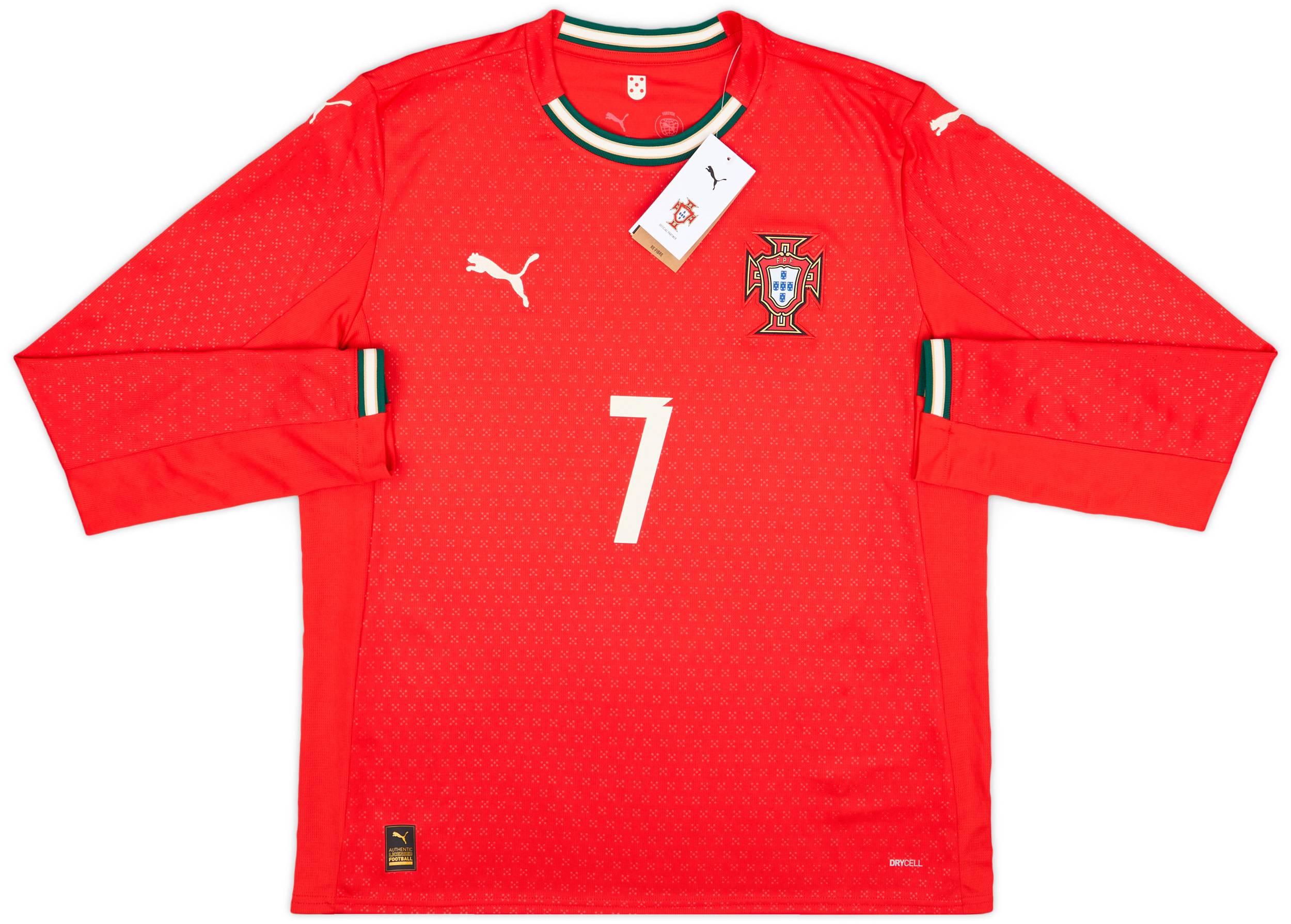 2025-26 Portugal Home L/S Shirt Ronaldo #7 - Main Image