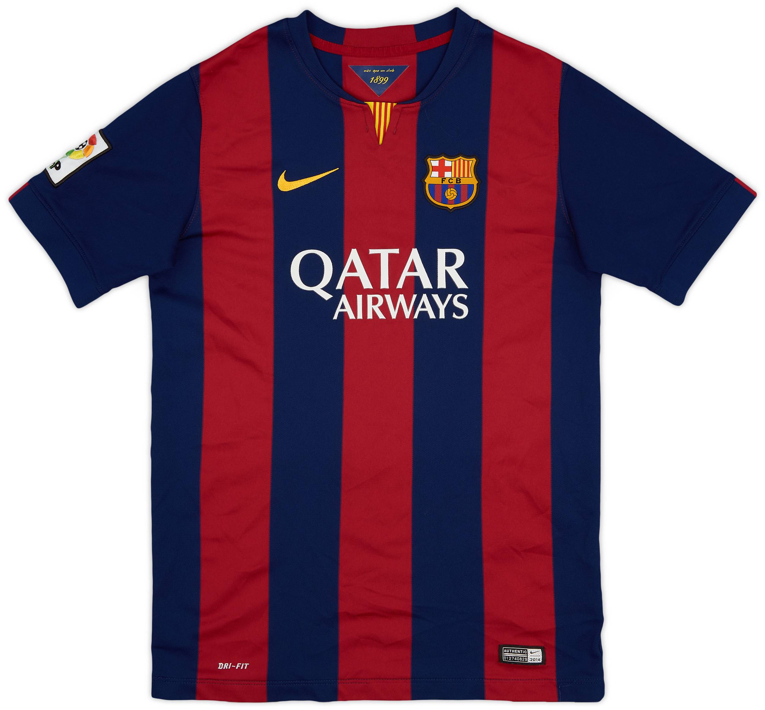2014-15 Barcelona Home Shirt - 9/10 - (XL.Boys)