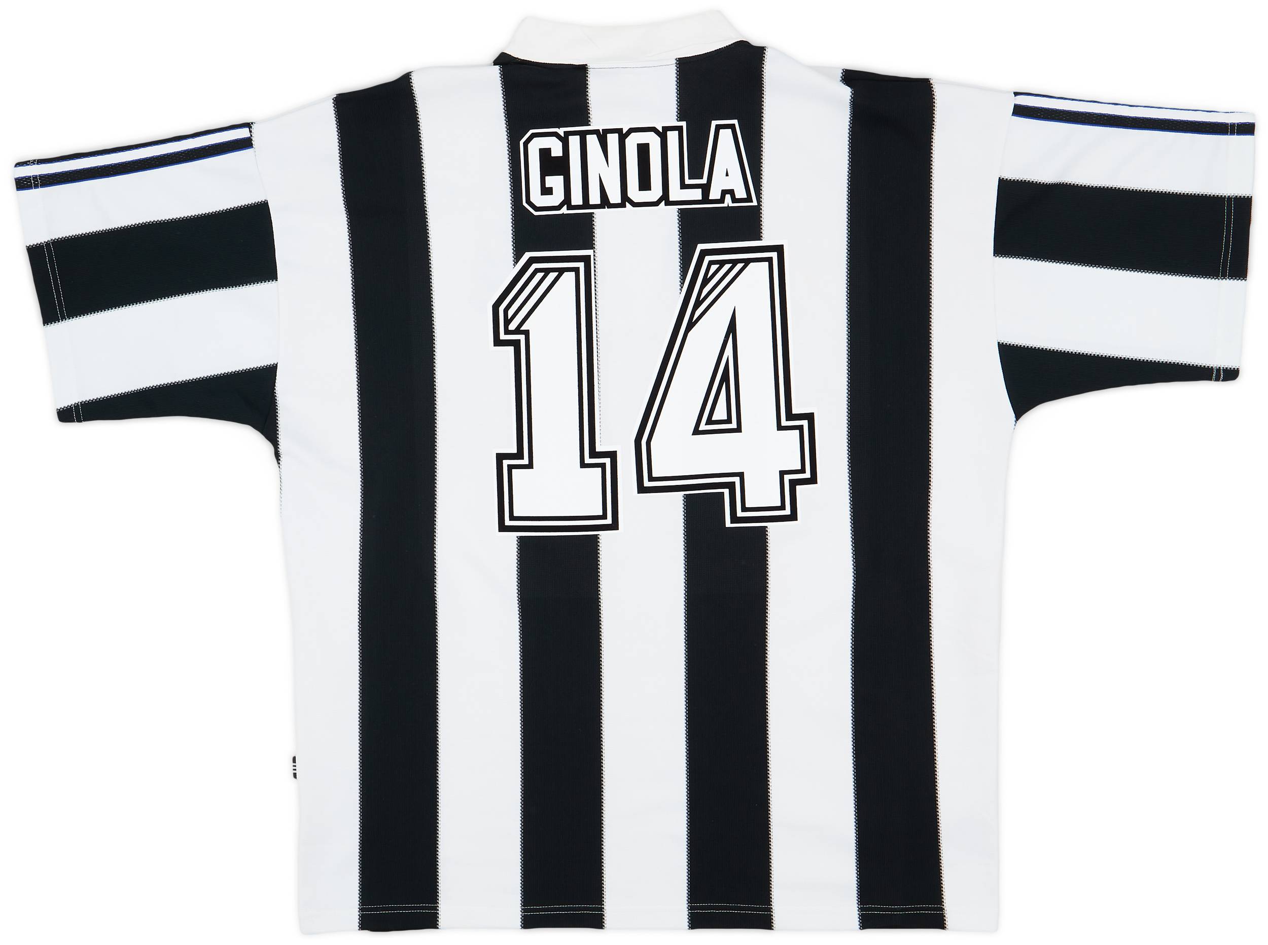 1995-97 Newcastle Home Shirt Ginola #14 - 8/10 - (XL)