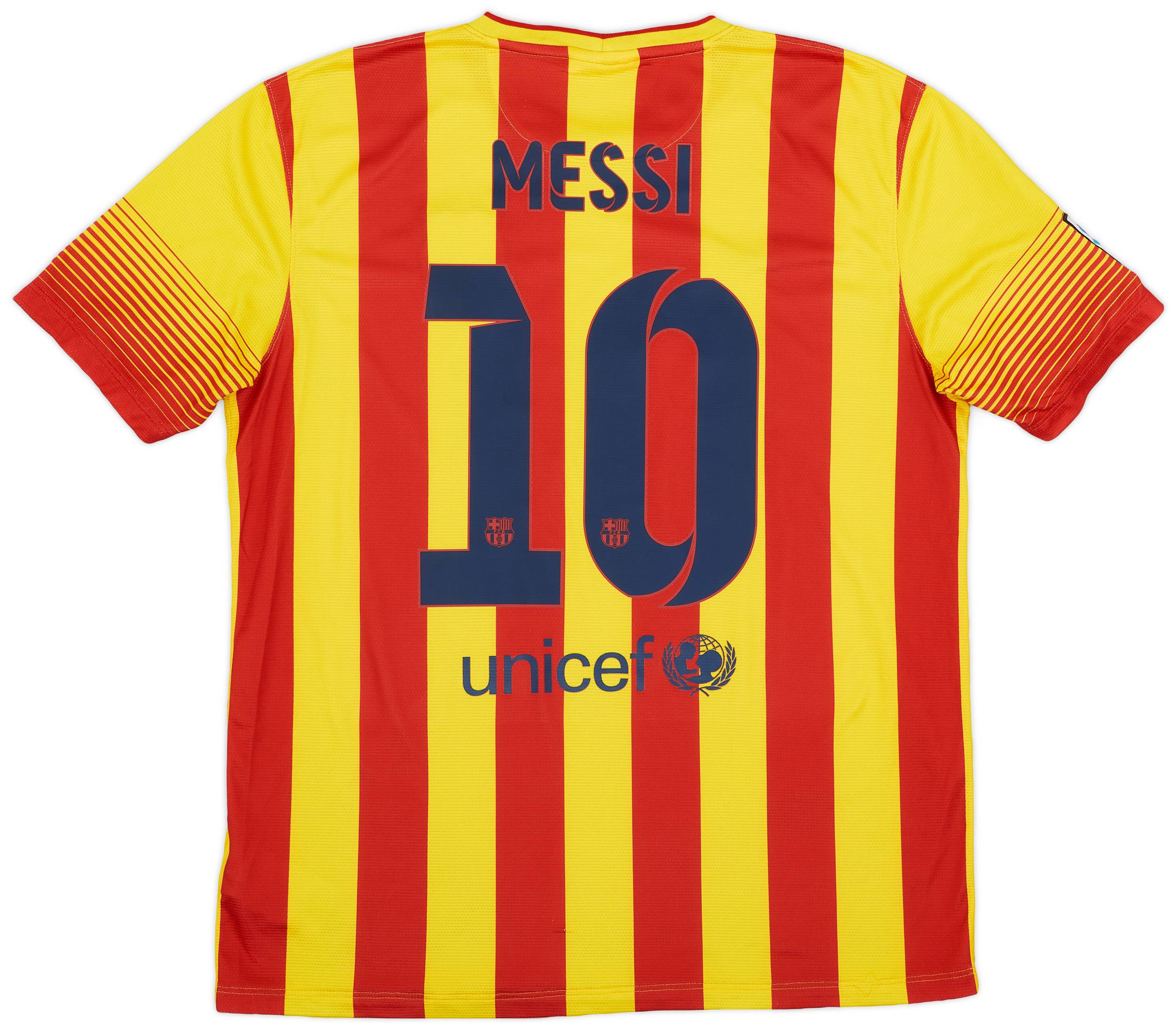 2013-15 Barcelona Away Shirt Messi #10 - 8/10 - (L)