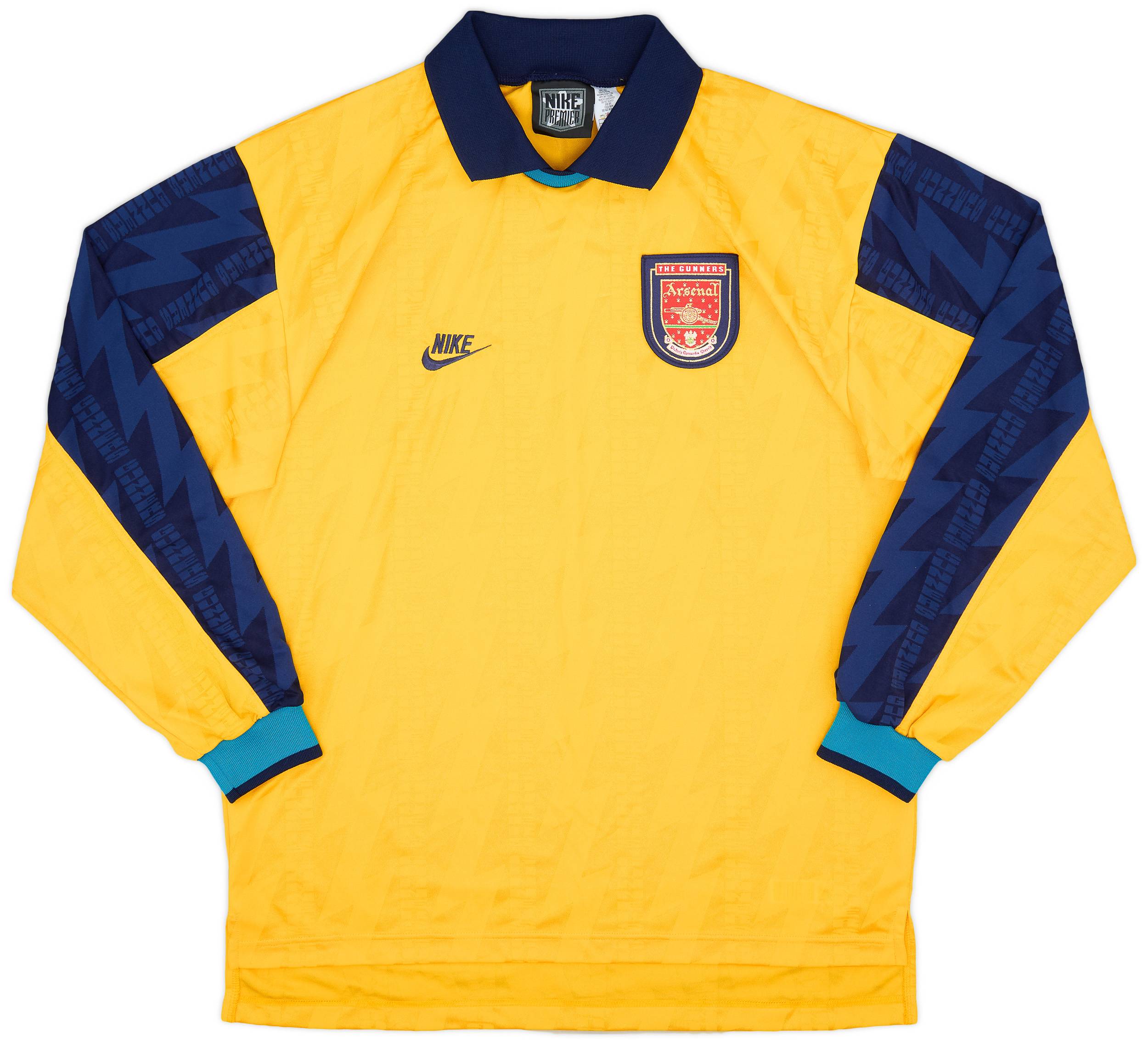 1994-96 Arsenal Player Issue Third L/S Shirt