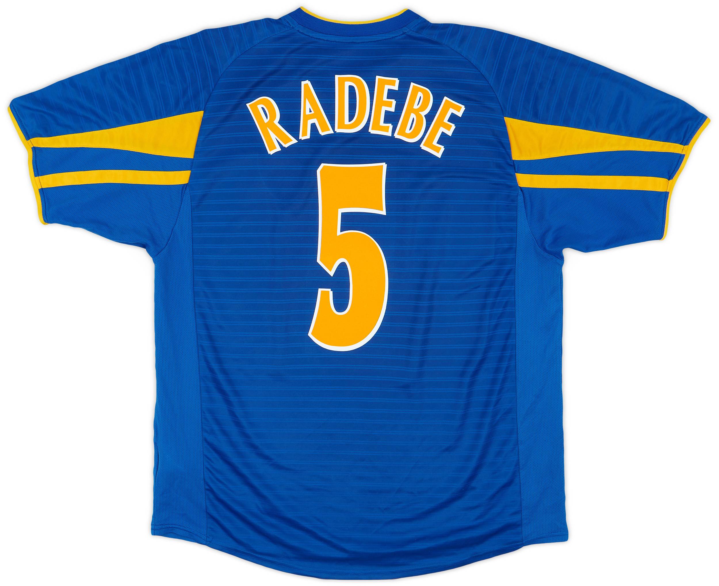 2001-03 Leeds United Away Shirt Radebe #5 - 5/10 - (L)