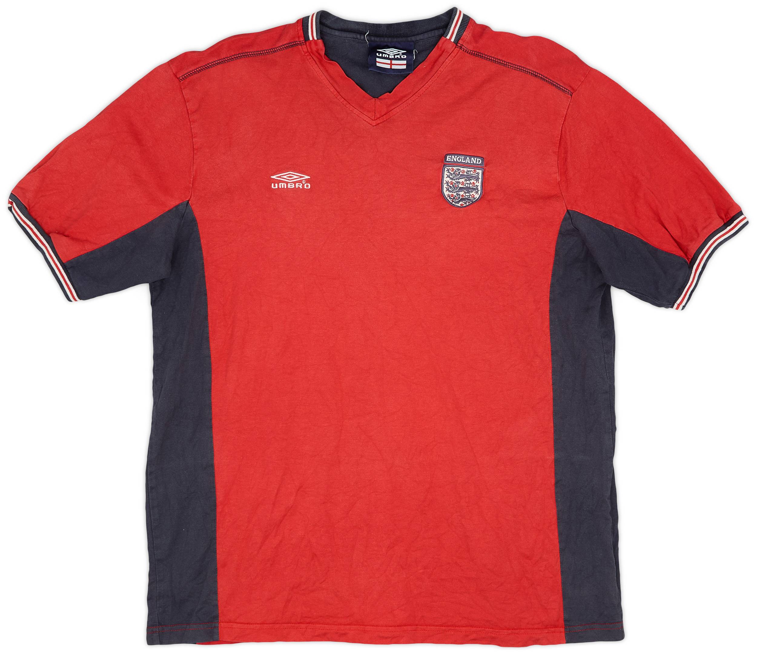 2002-04 England Umbro Cotton Tee - 8/10 - (L)