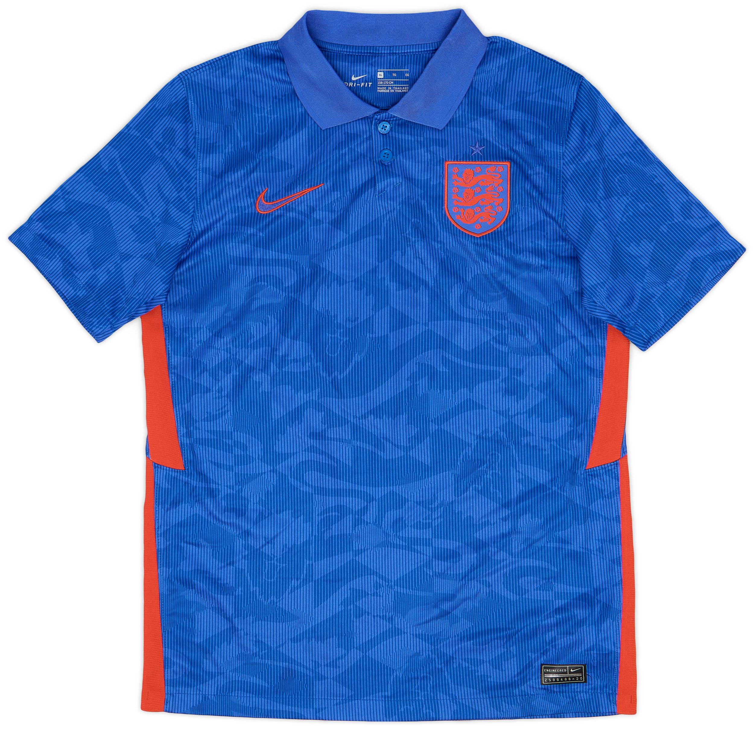 2020-21 England Away Shirt - 9/10 - (XL.Boys)