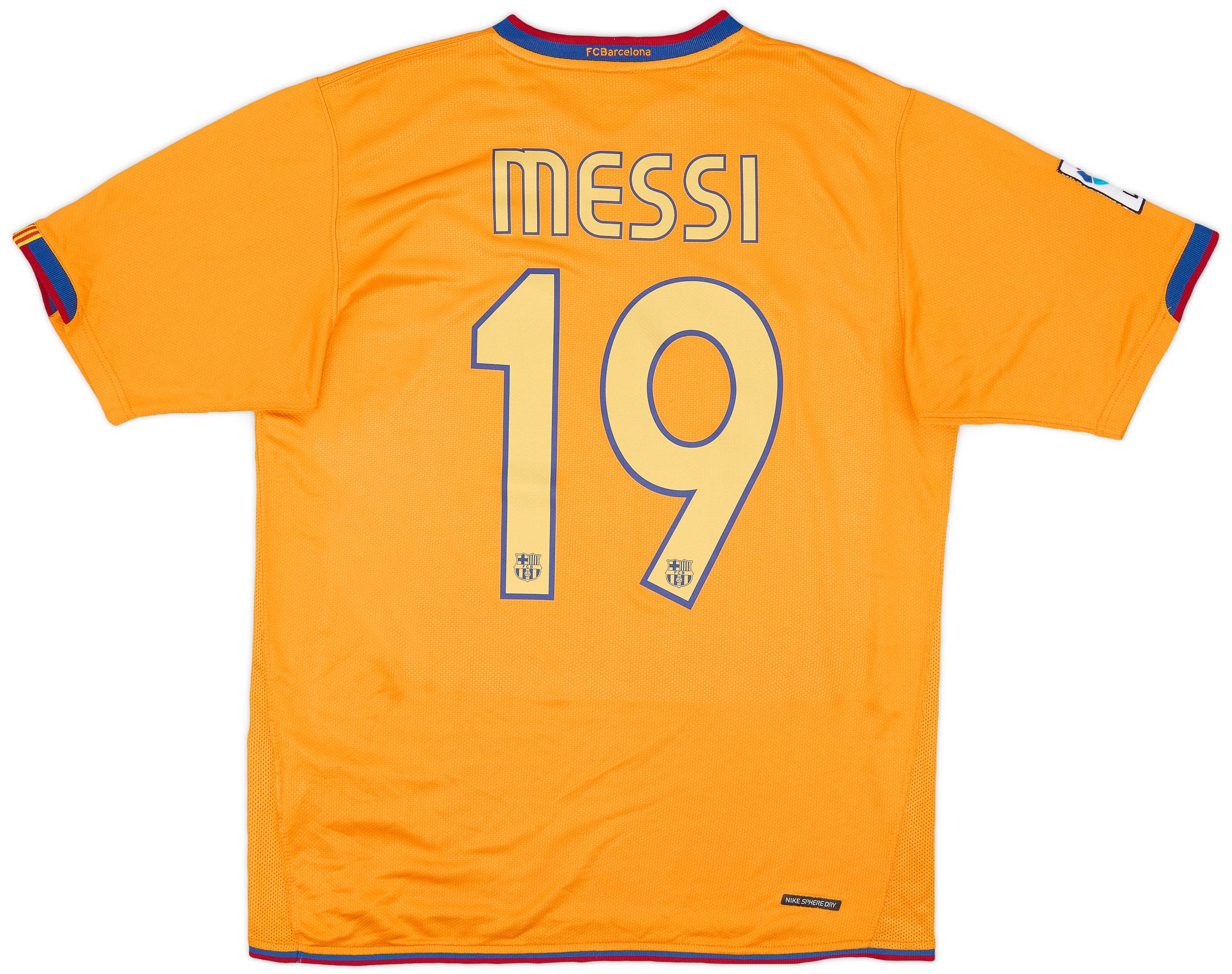 2006-08 Barcelona Away Shirt Messi #19 - 6/10 - (M)