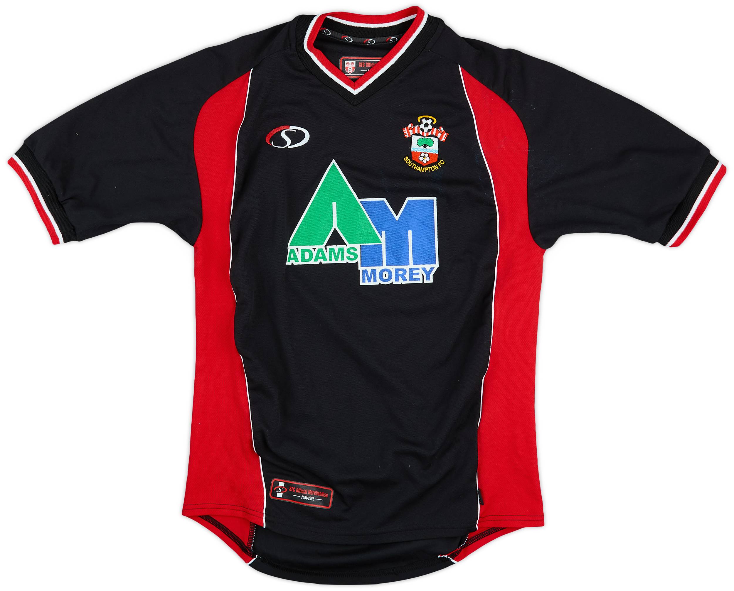 2001-02 Southampton Away Shirt #5 - 7/10 - (XL.Boys)