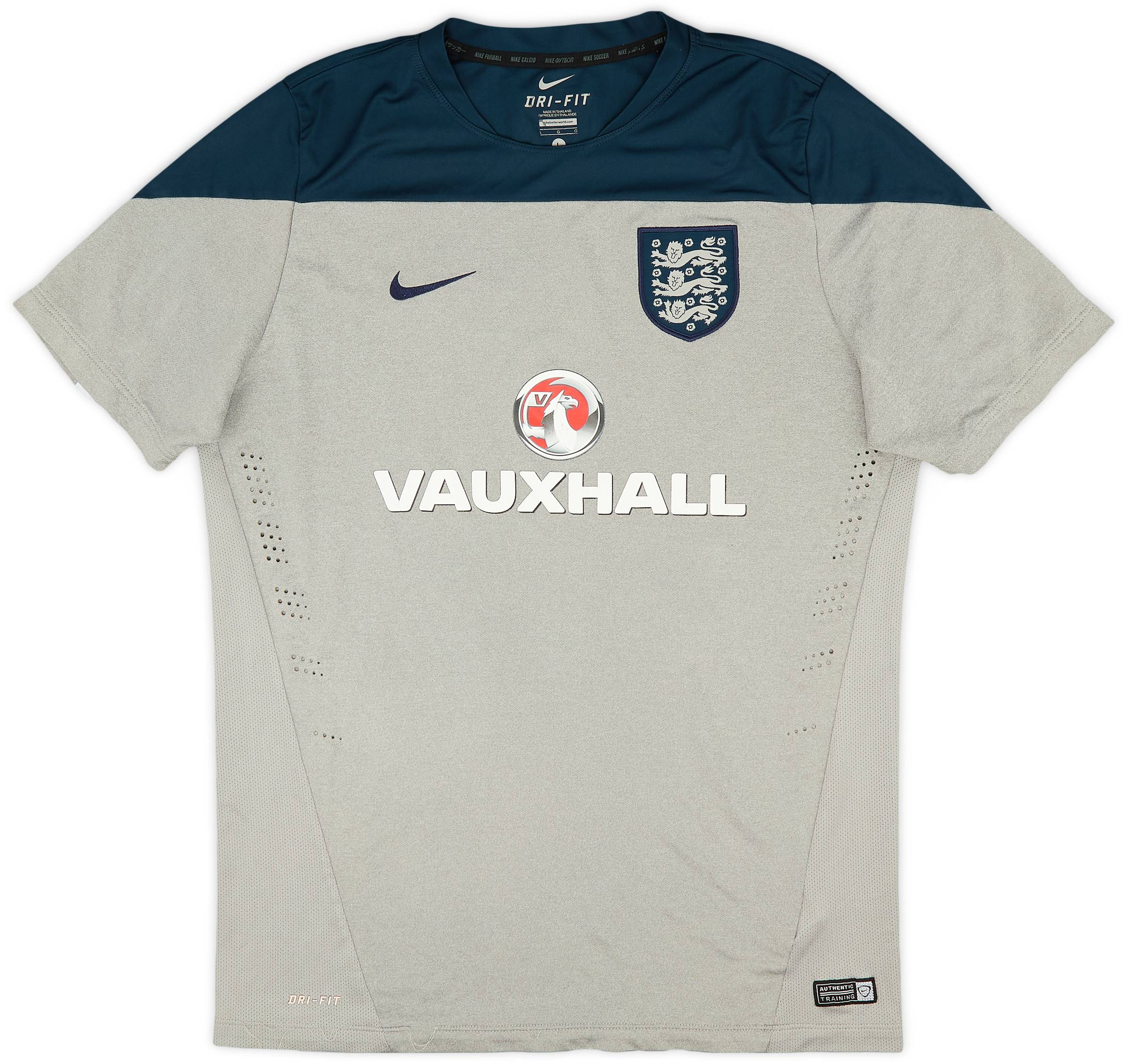 2014-15 England Authentic Nike Training Shirt - 7/10 - (L)