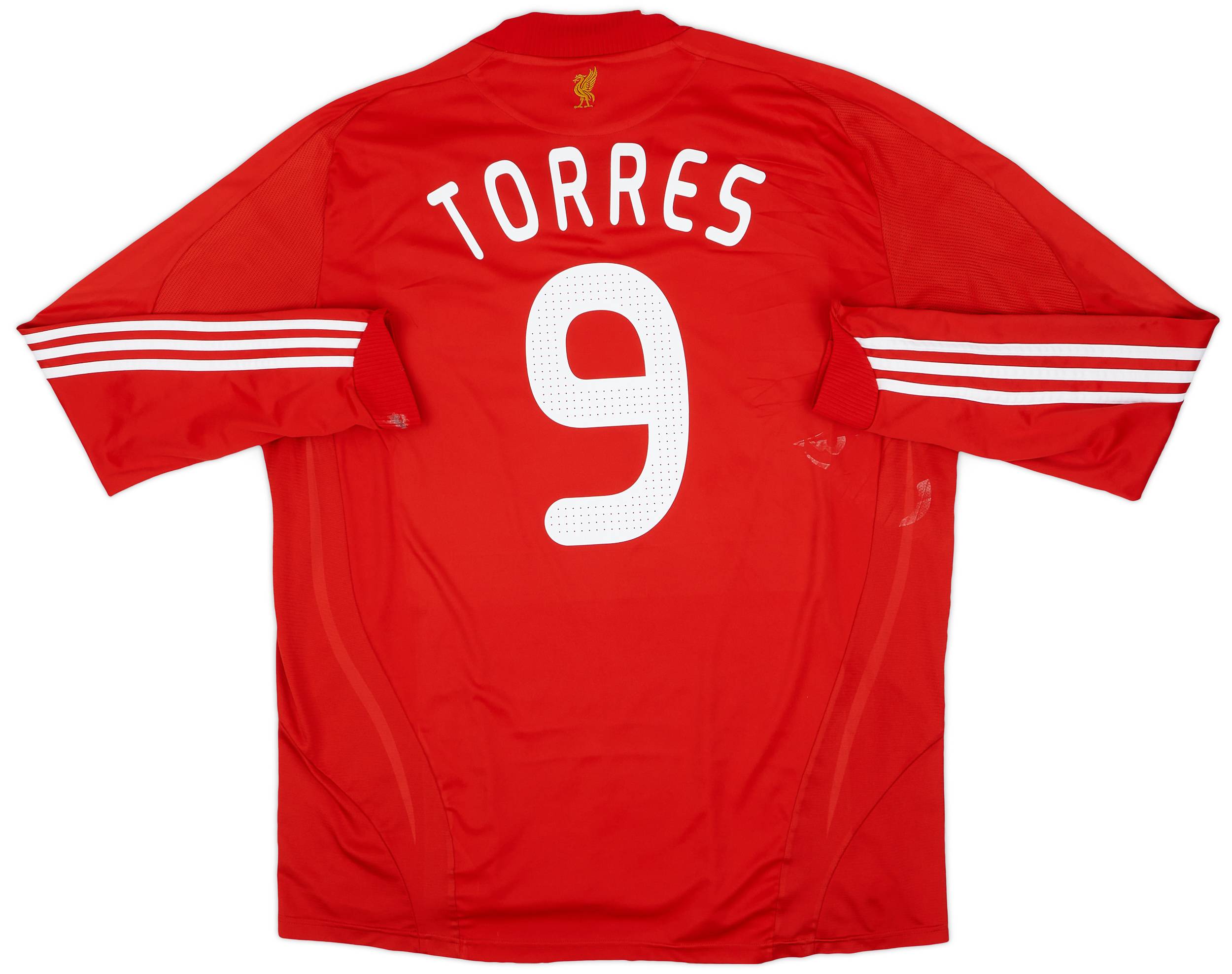2008-10 Liverpool Home L/S Shirt Torres #9 - 5/10 - (XXL)