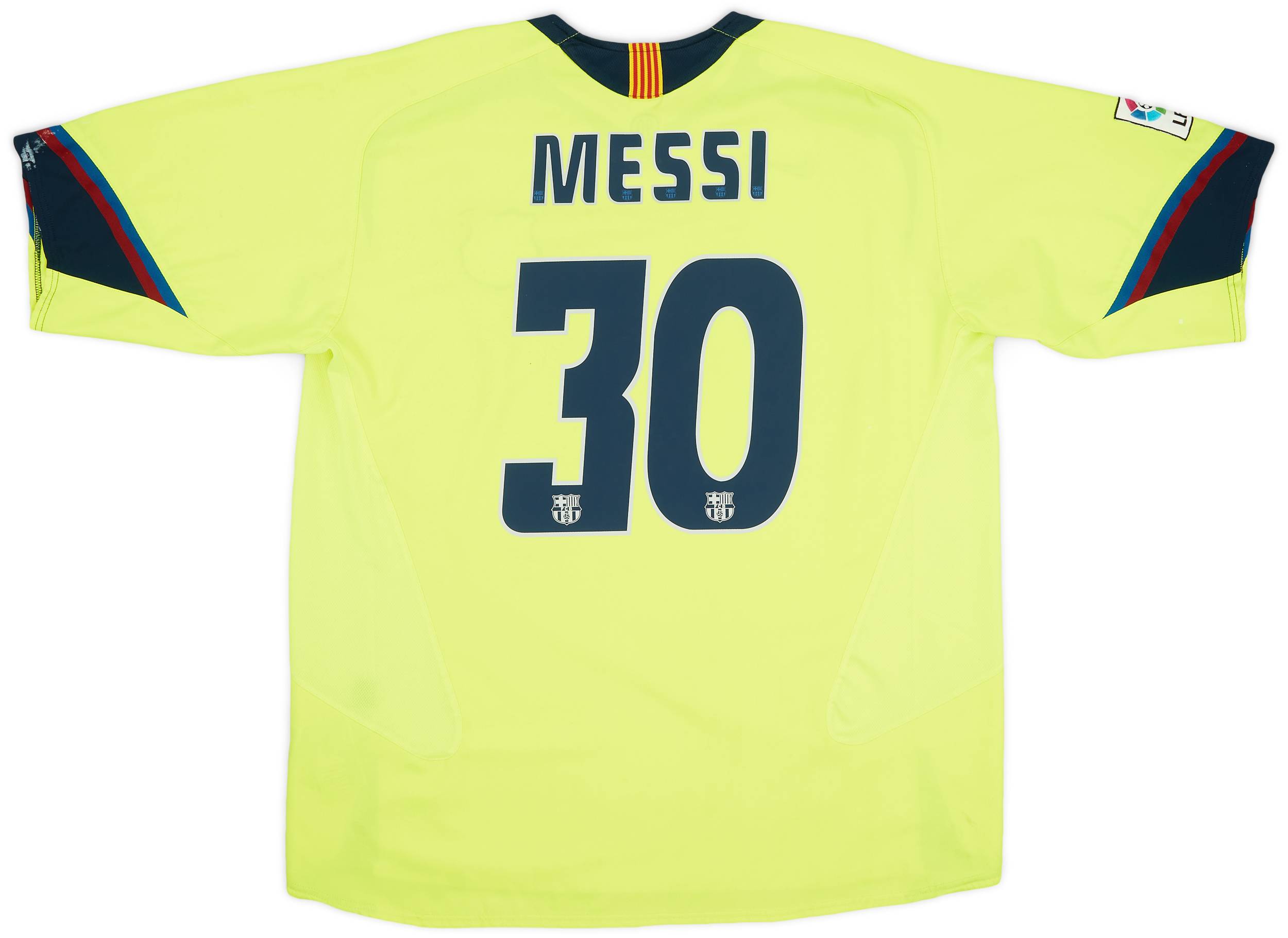 2005-06 Barcelona Away Shirt Messi #30 - 7/10 - (XXL)