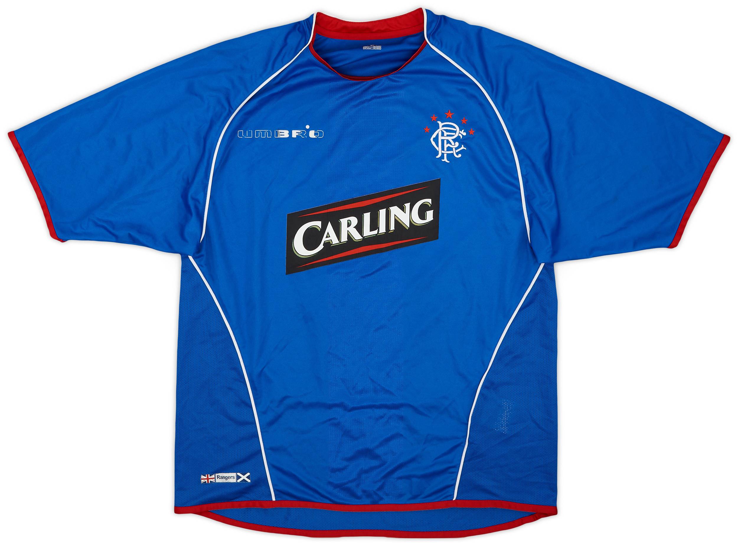 2005-06 Rangers Home Shirt - 4/10 - (L)