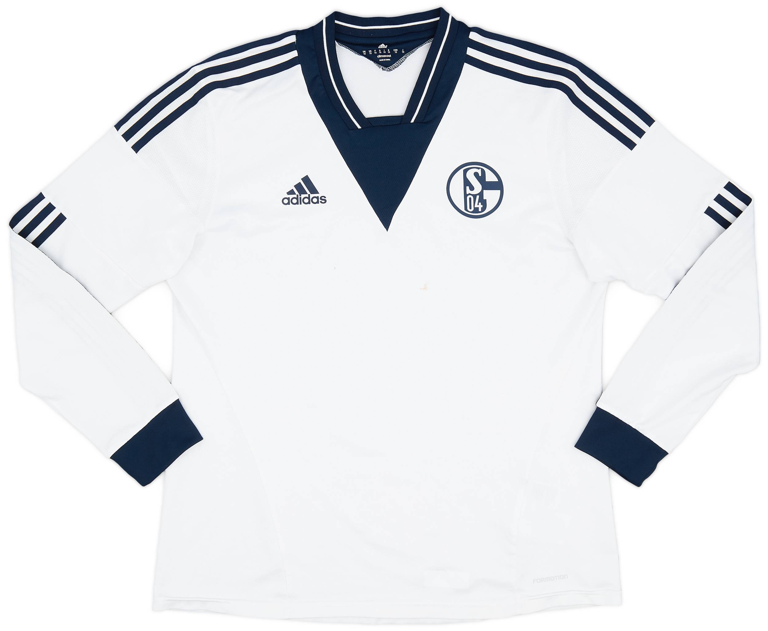 2013-15 Schalke Player Issue Away L/S Shirt - 8/10 - (XL)
