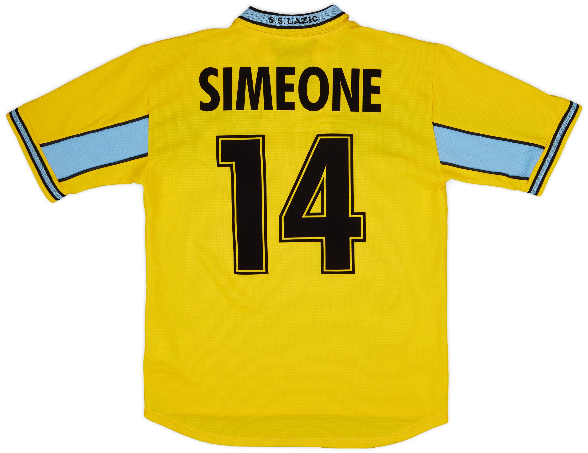 1999-00 Lazio Third Shirt Simeone #14 - 9/10 - (L)