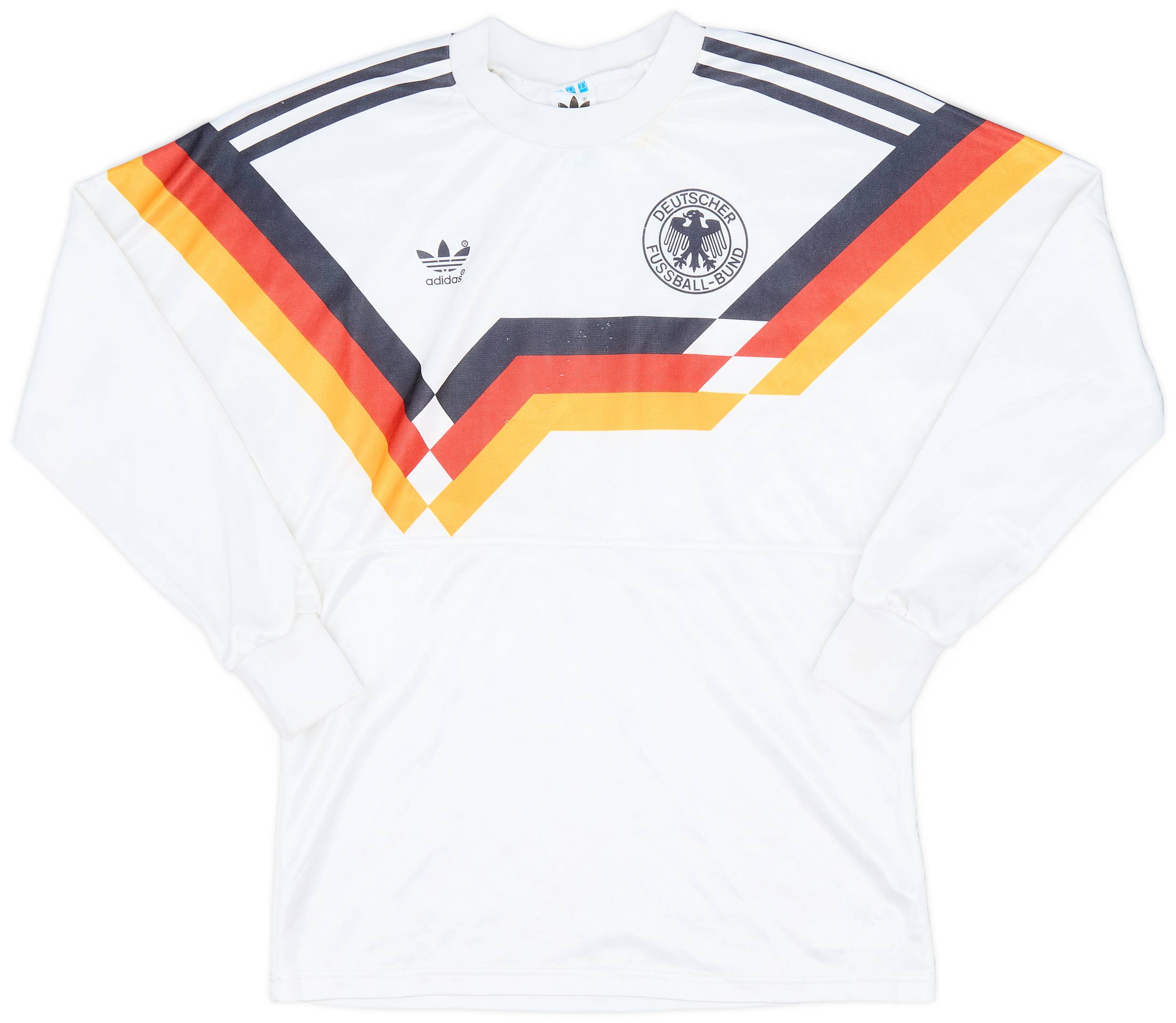 1988-90 West Germany Home L/S Shirt - 7/10 - (S)