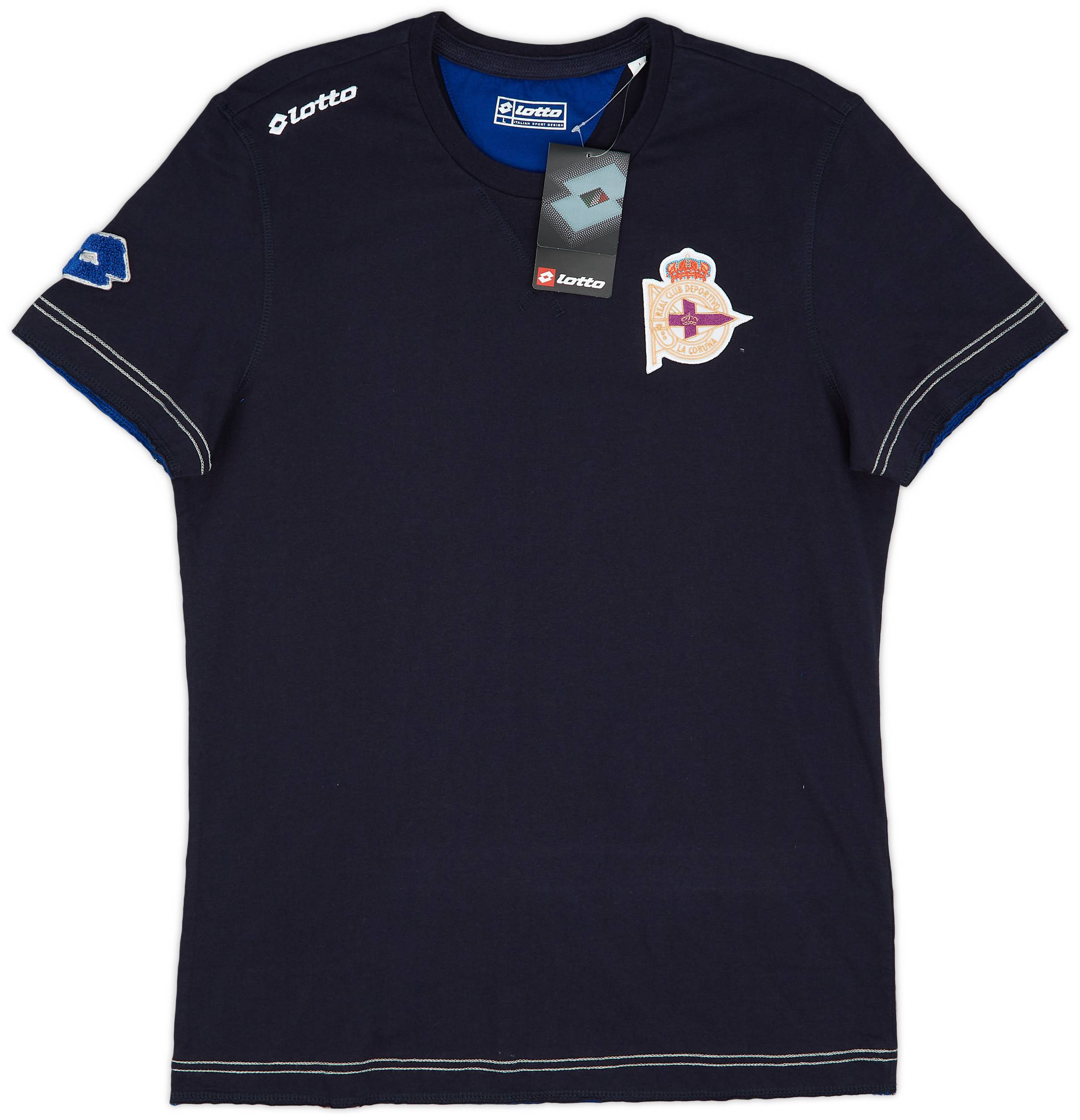 2010-11 Deportivo Lotto Training Tee