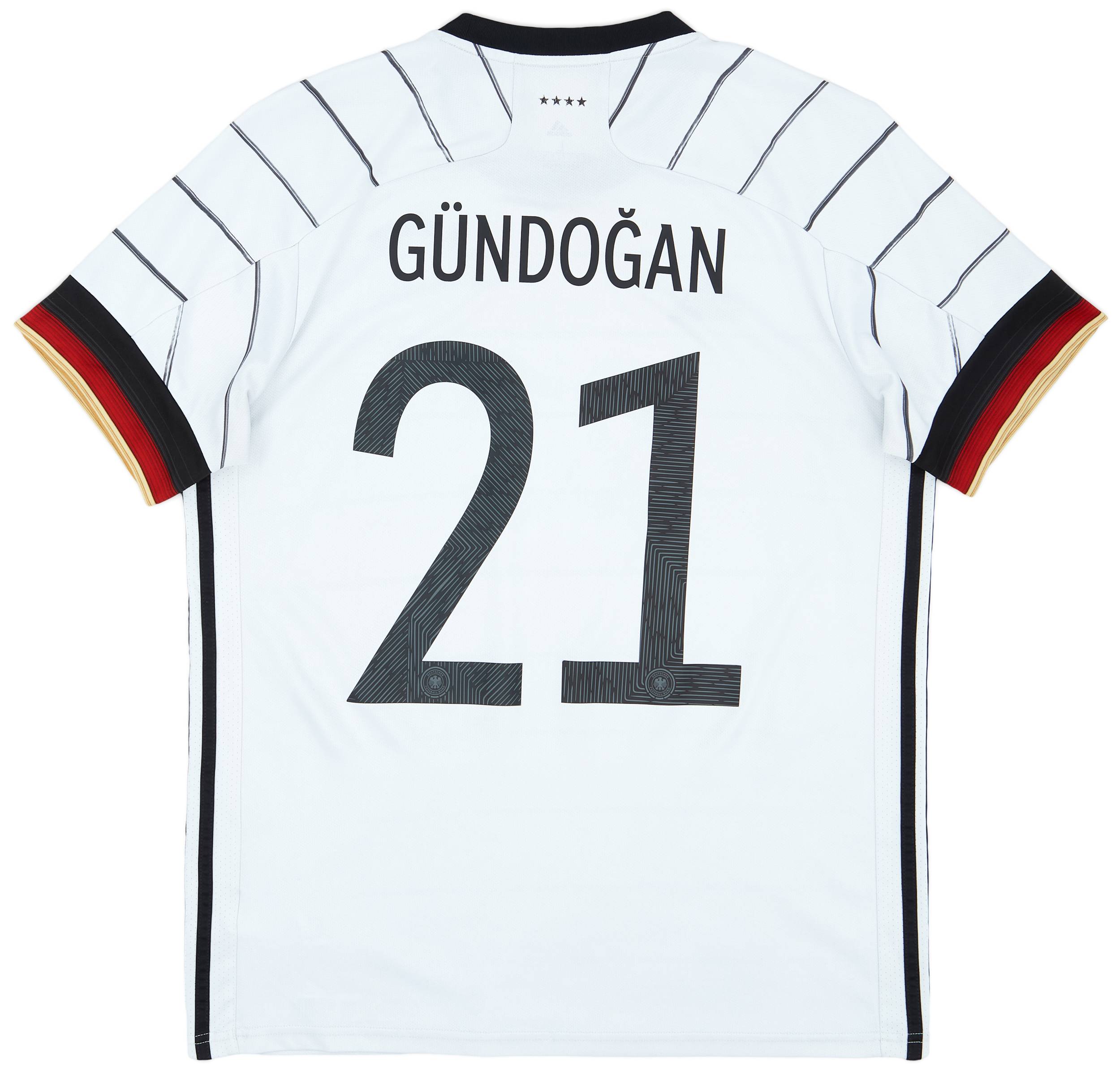 2020-21 Germany Home Shirt Gundogan #21 - 6/10 - (L)