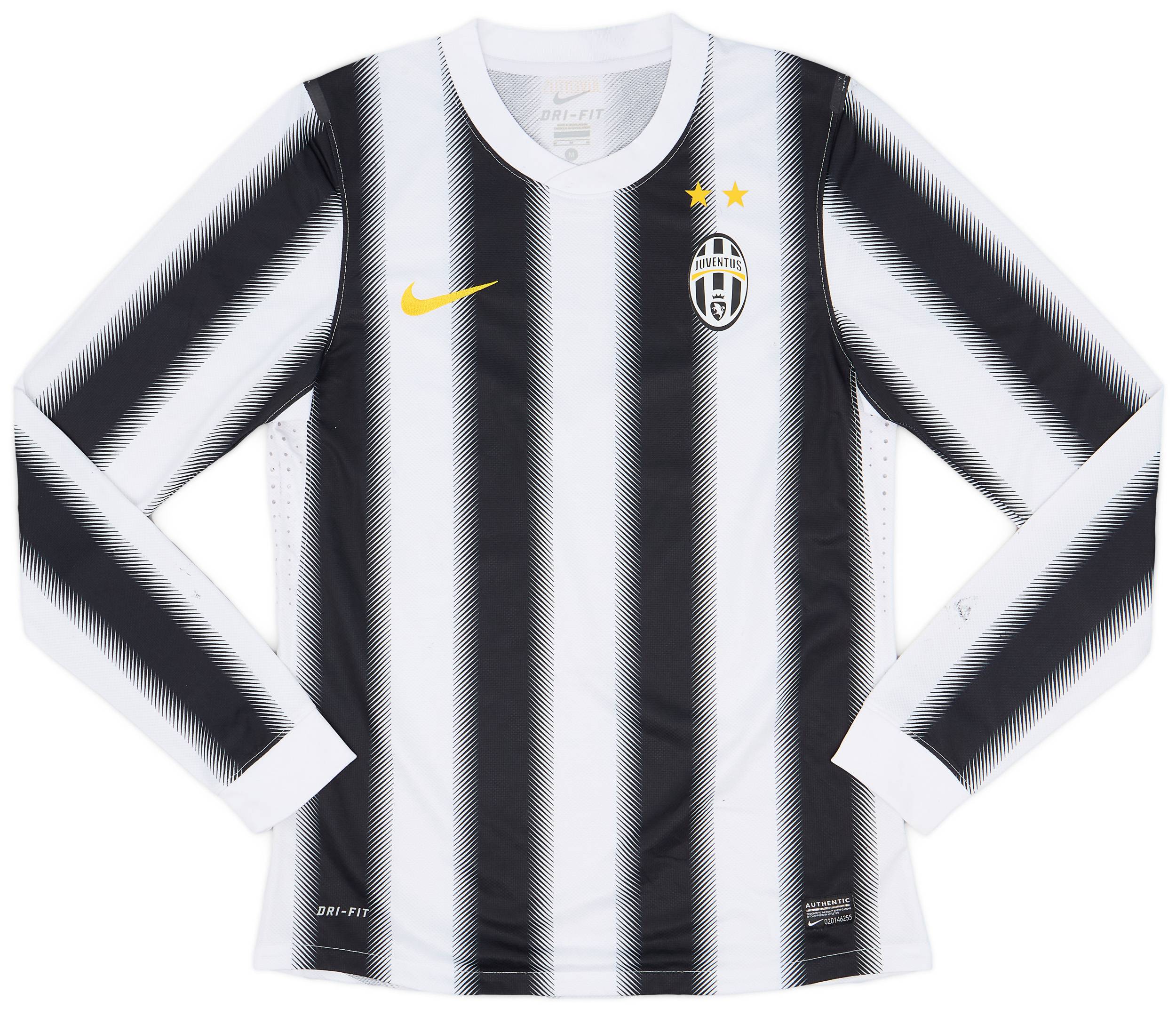 2011-12 Juventus Player Issue Home L/S Shirt - 6/10 - (M)