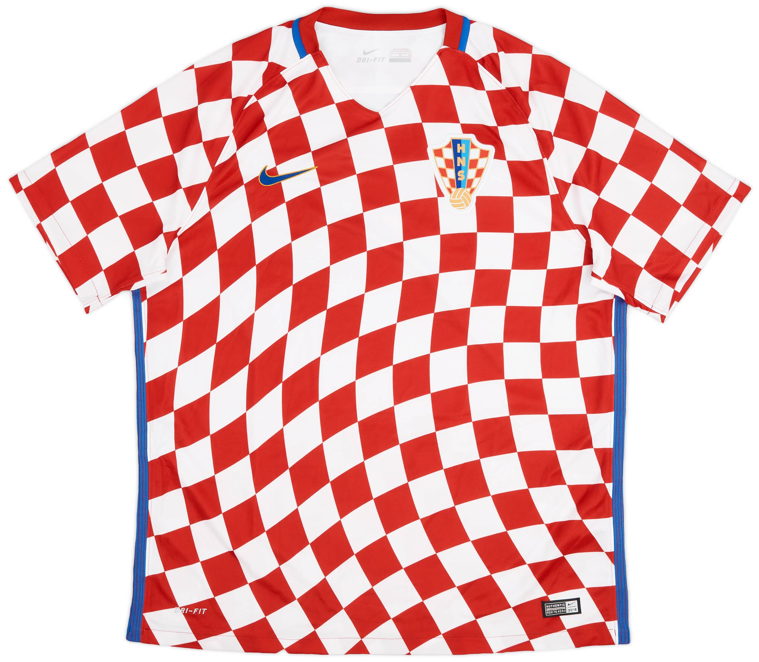 2016-18 Croatia Home Shirt - 9/10 - (XL)