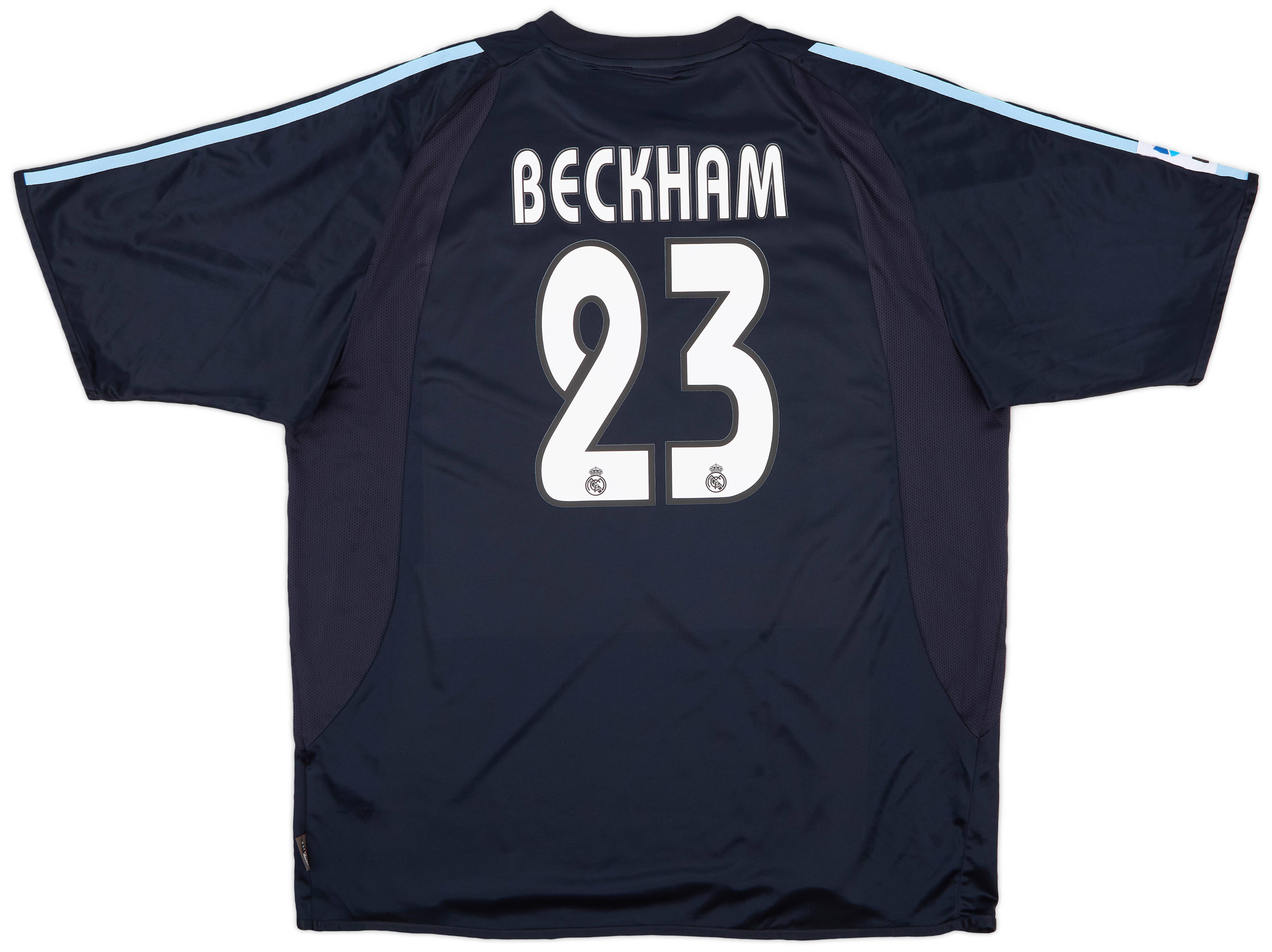 2003-04 Real Madrid Away Shirt Beckham #23 - 8/10 - (XL)