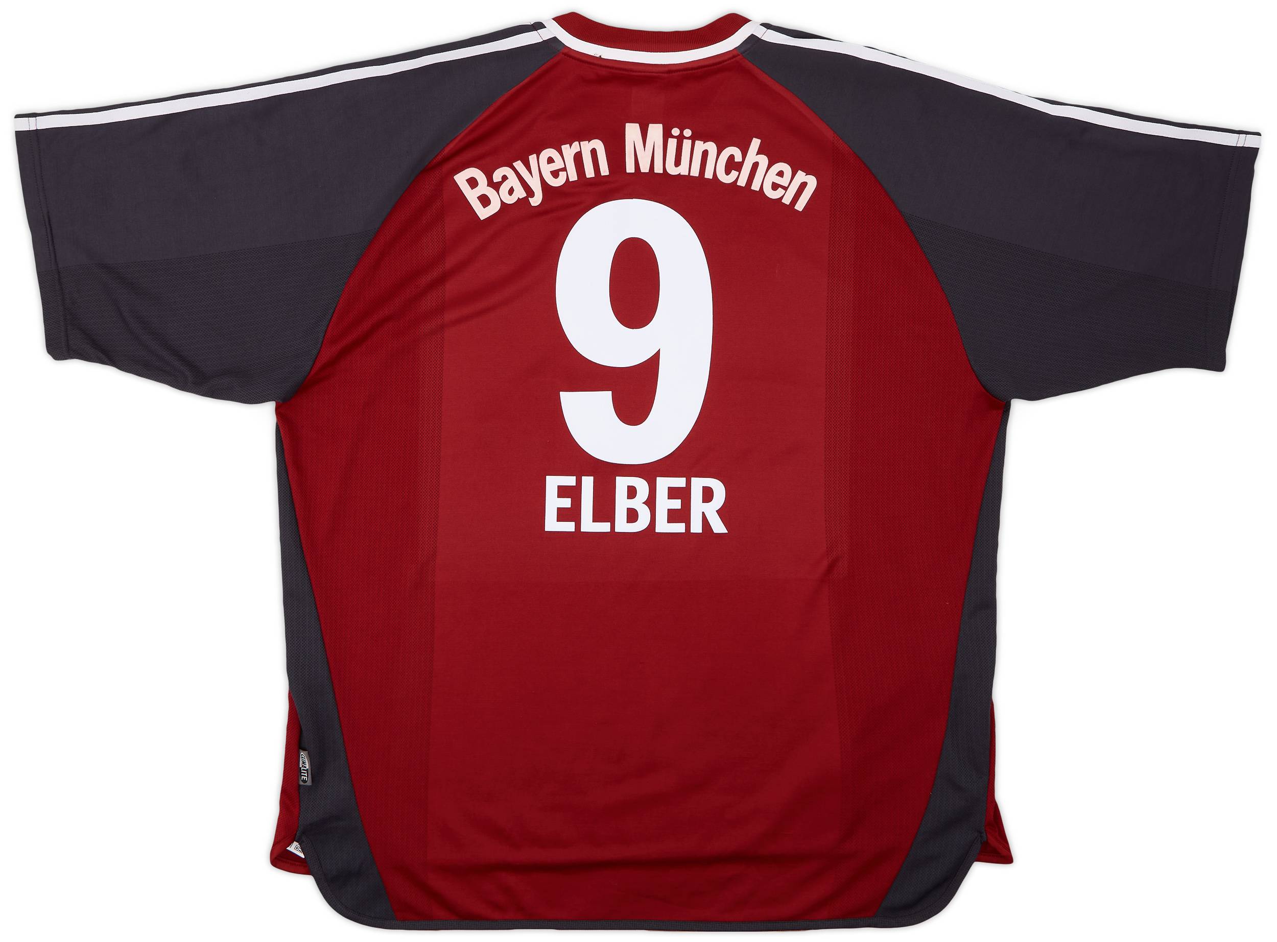 2001-02 Bayern Munich Home Shirt Elber #9 - 6/10 - (XXL)