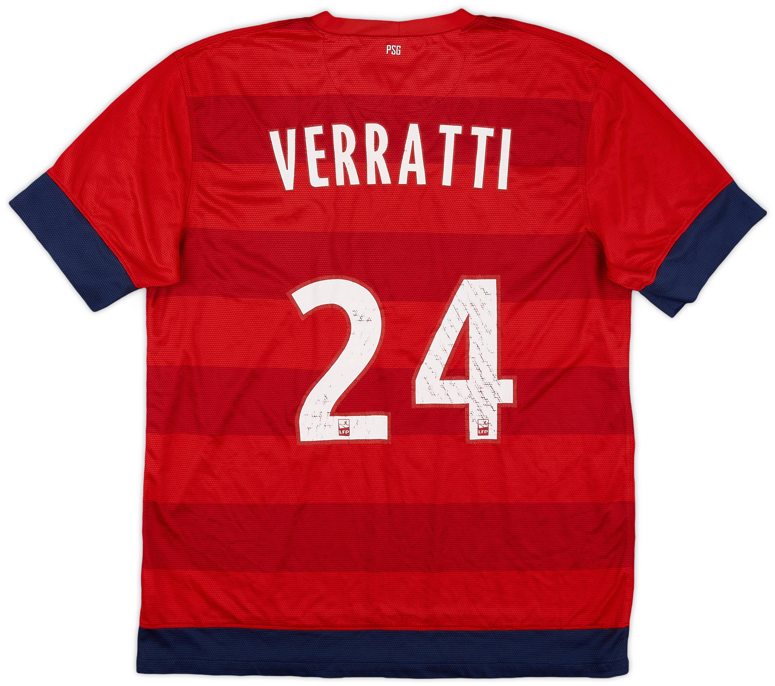 2012-13 Paris Saint-Germain Away Shirt Verratti #24 - 6/10 - (L)