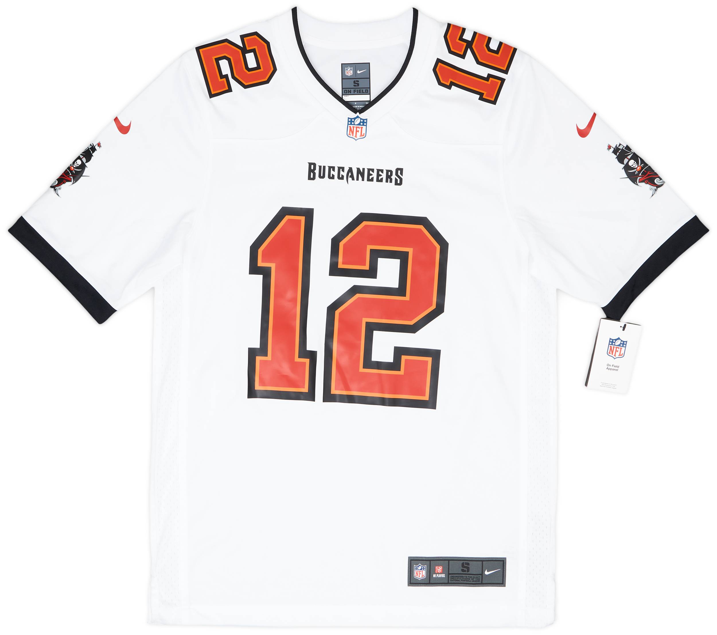 2020-22 Tampa Bay Buccaneers Brady #12 Nike Game Away Jersey (S)
