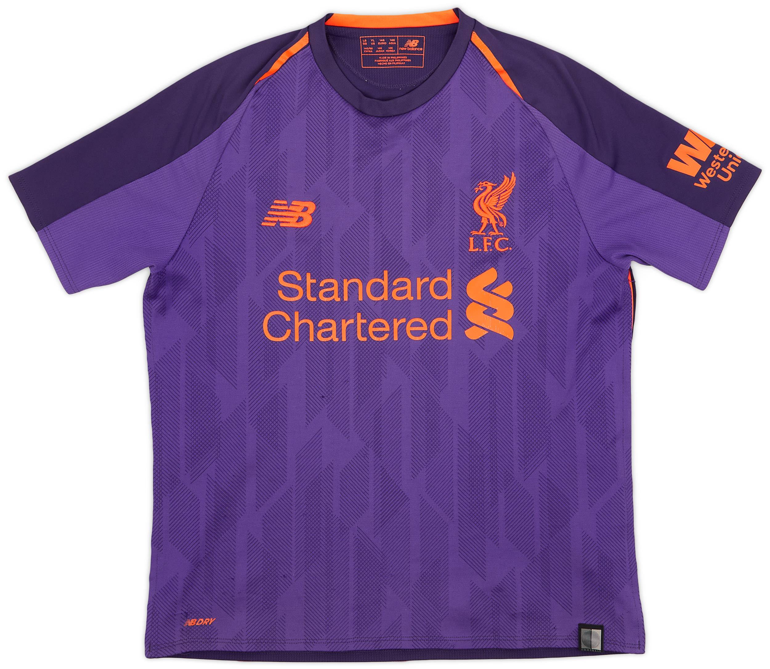 2018-19 Liverpool Away Shirt - 7/10 - (L.Boys)