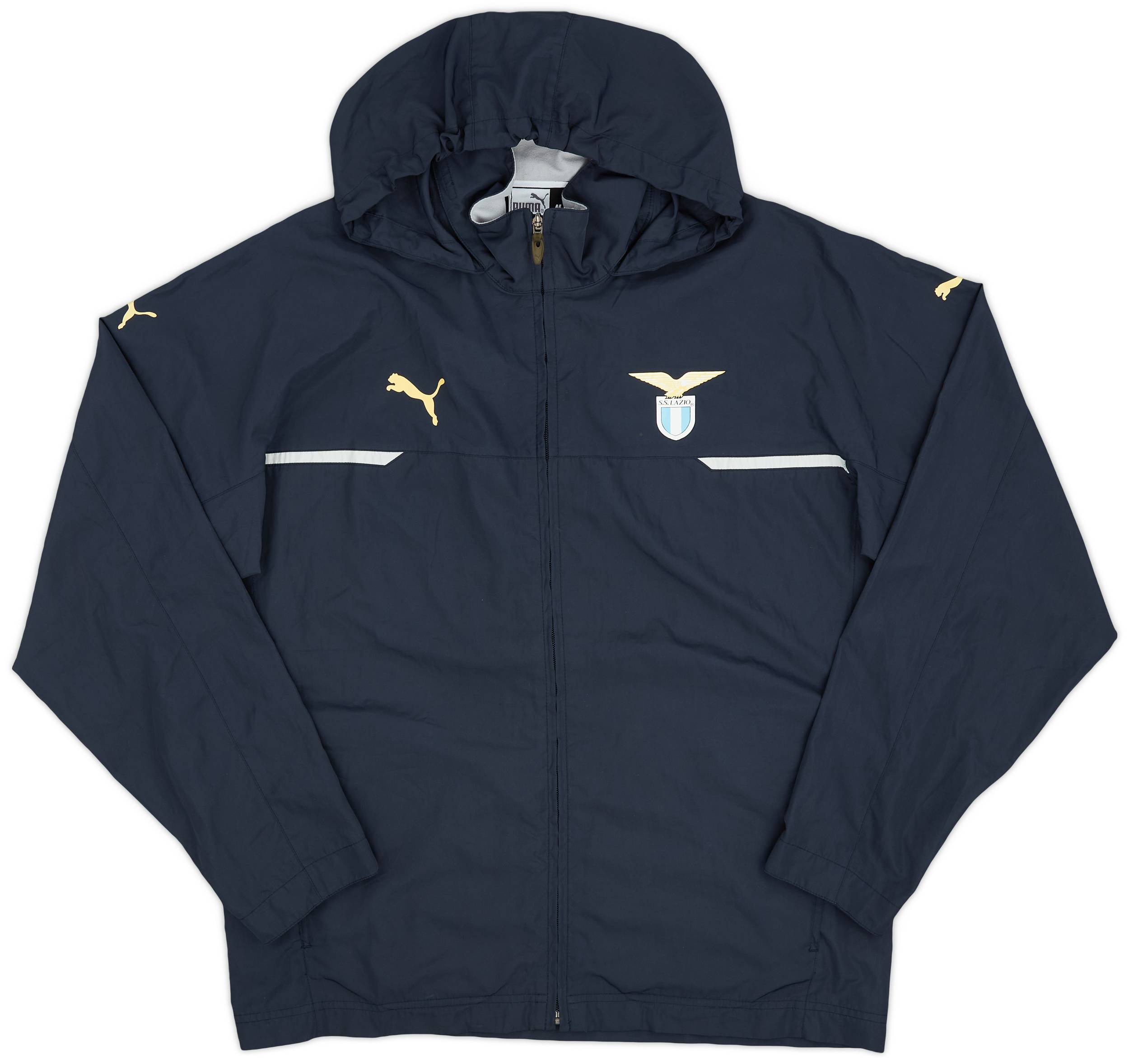 2005-06 Lazio Puma Hooded Rain Jacket - 9/10 - (M)