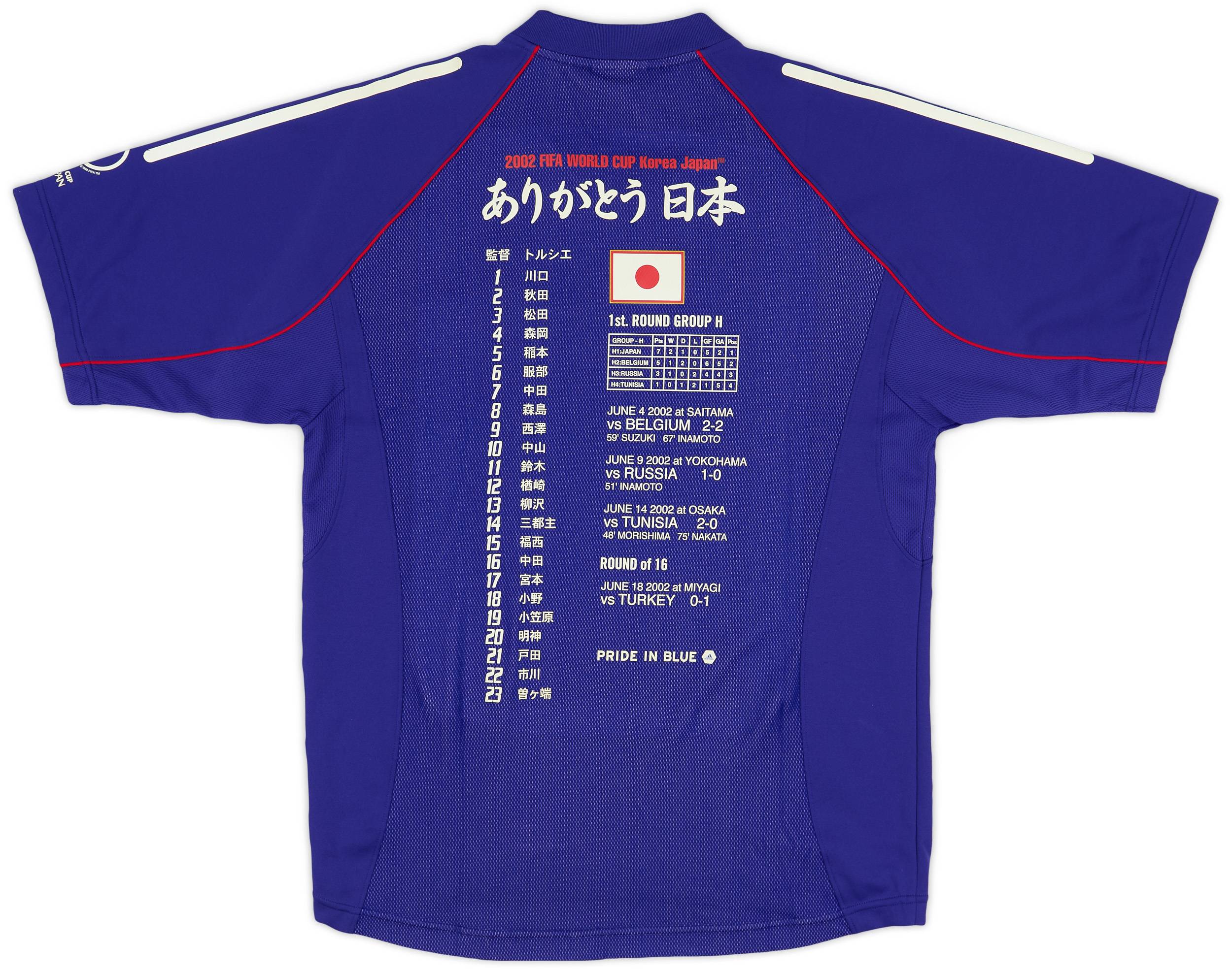adidas - 2002 FIFA WORLDCUP korea Japan ユニフォーム Adidas 2002 FIFA World Cup Korea Japan Size L Official Merch