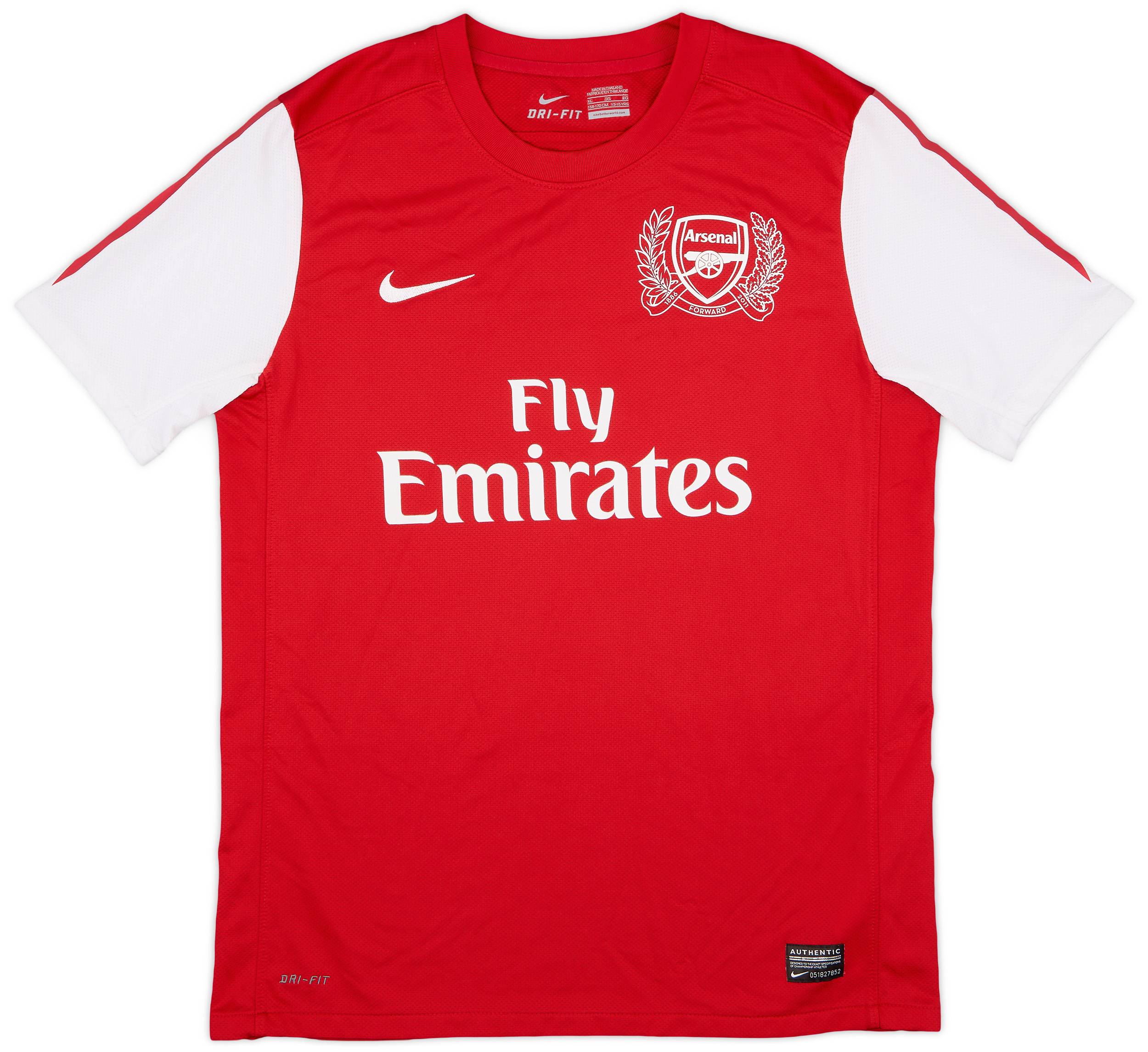 2011-12 Arsenal Home Shirt - 7/10 - (XL.Boys)