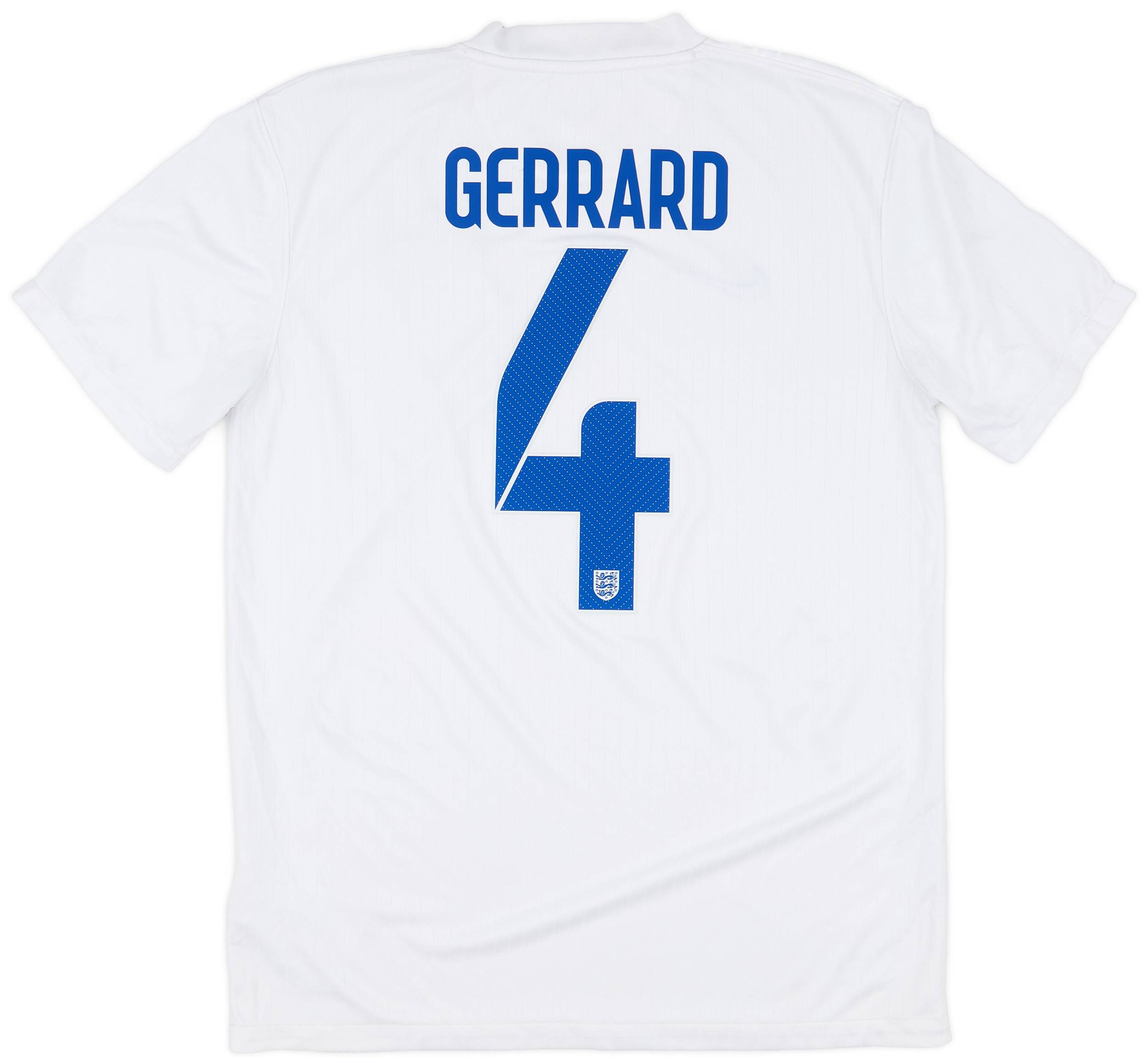 2014-15 England Home Shirt Gerrard #4 - 7/10 - (M)
