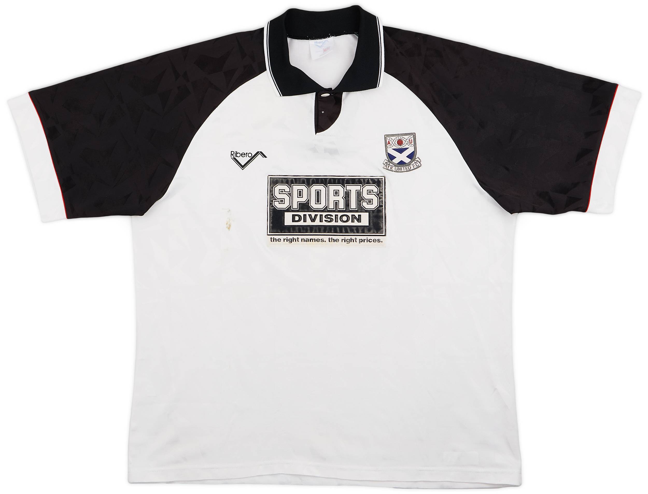 1993-94 Ayr United Home Shirt - 7/10 - (L)